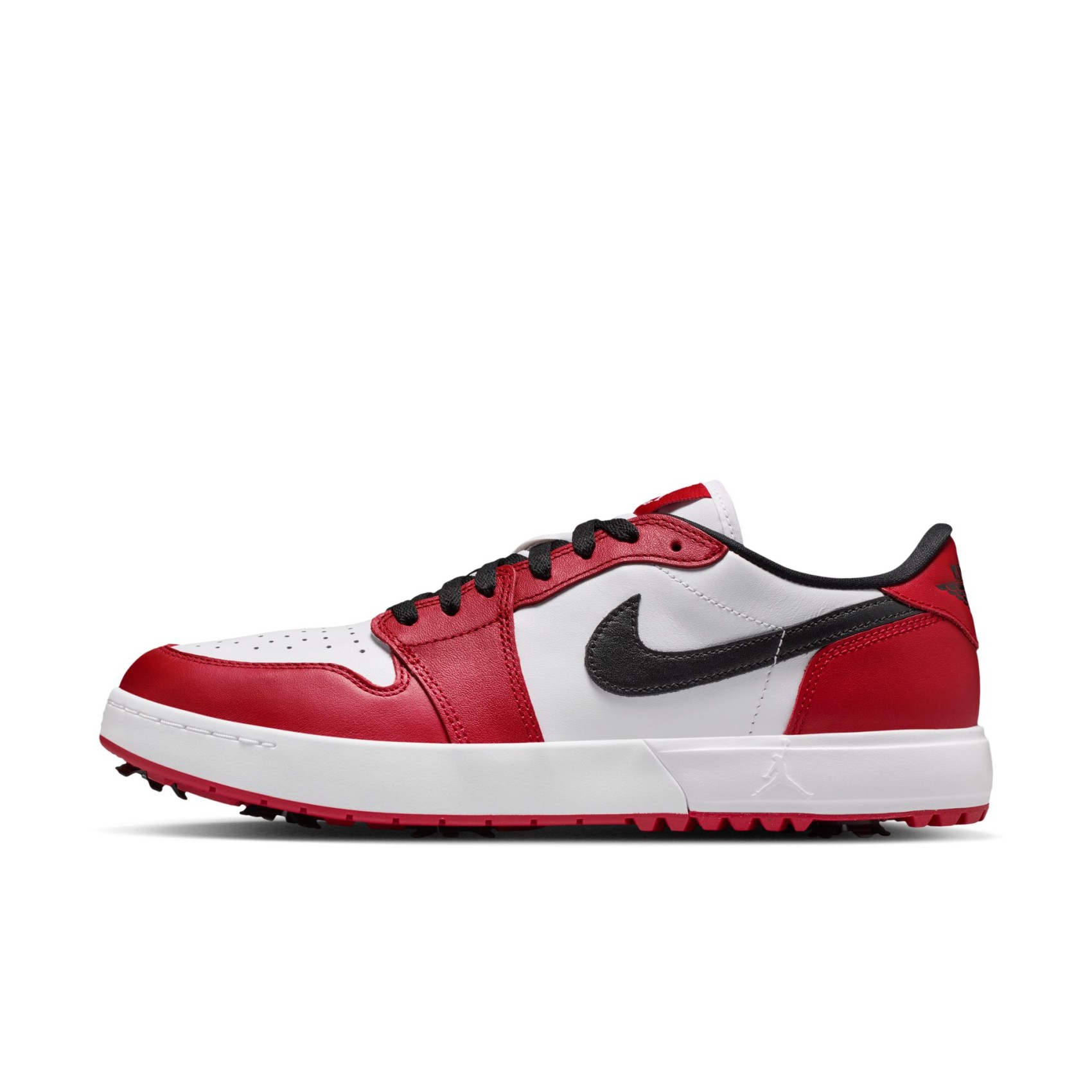 Air Jordan 1 Low G Spiked Erkek Kırmızı Golf Ayakkabısı