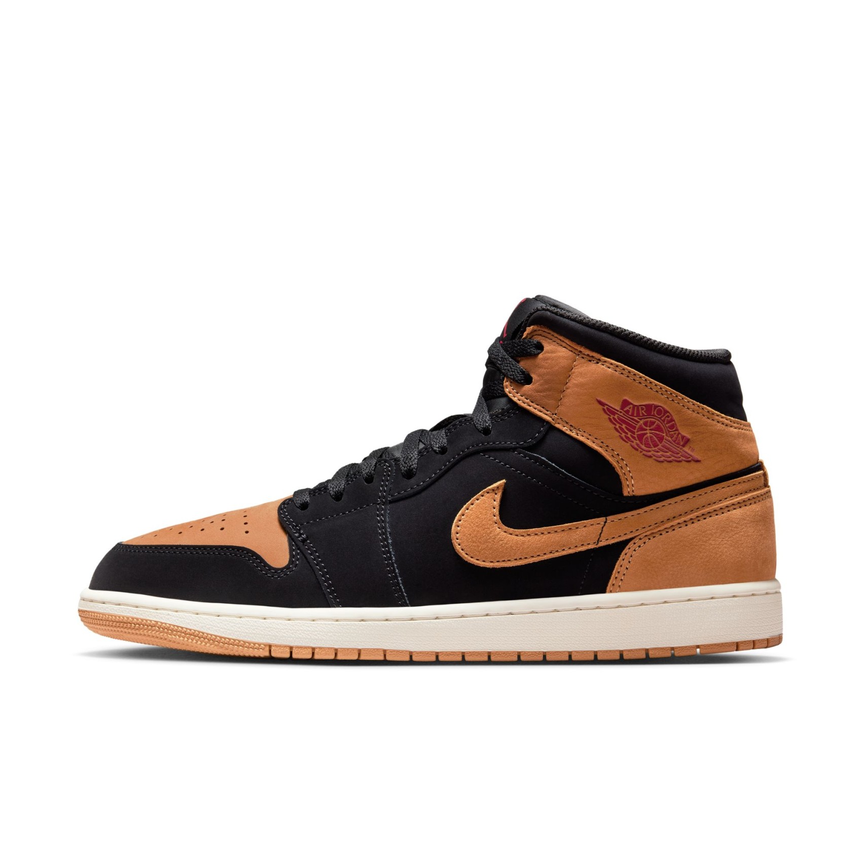 Air Jordan 1 Mid SE 'Black Flax' Erkek Basketbol Ayakkabısı