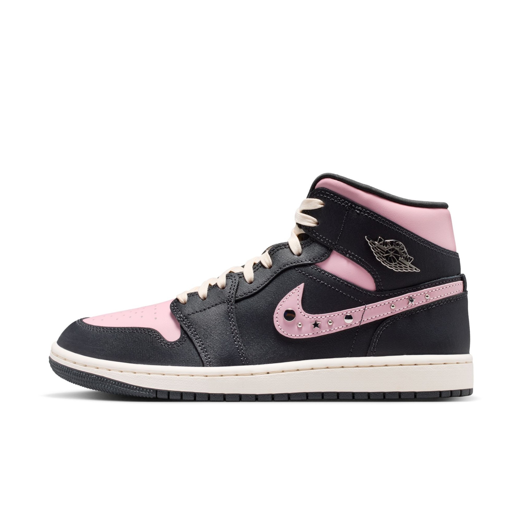 Air Jordan 1 Mid SE "Iced Carmine"  Kadın Basketbol Ayakkabısı