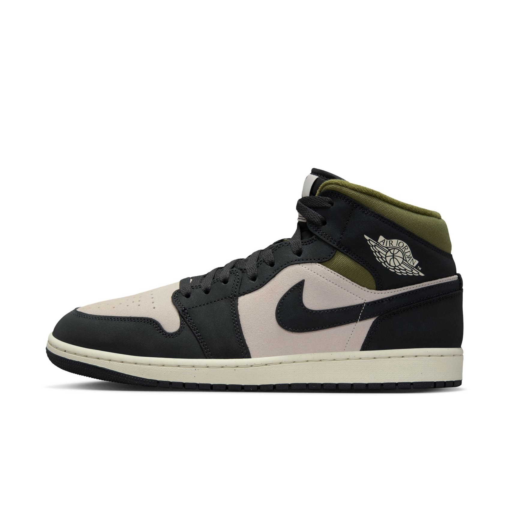 Air Jordan 1 Mid SE 'Medium Olive' Erkek Basketbol Ayakkabısı