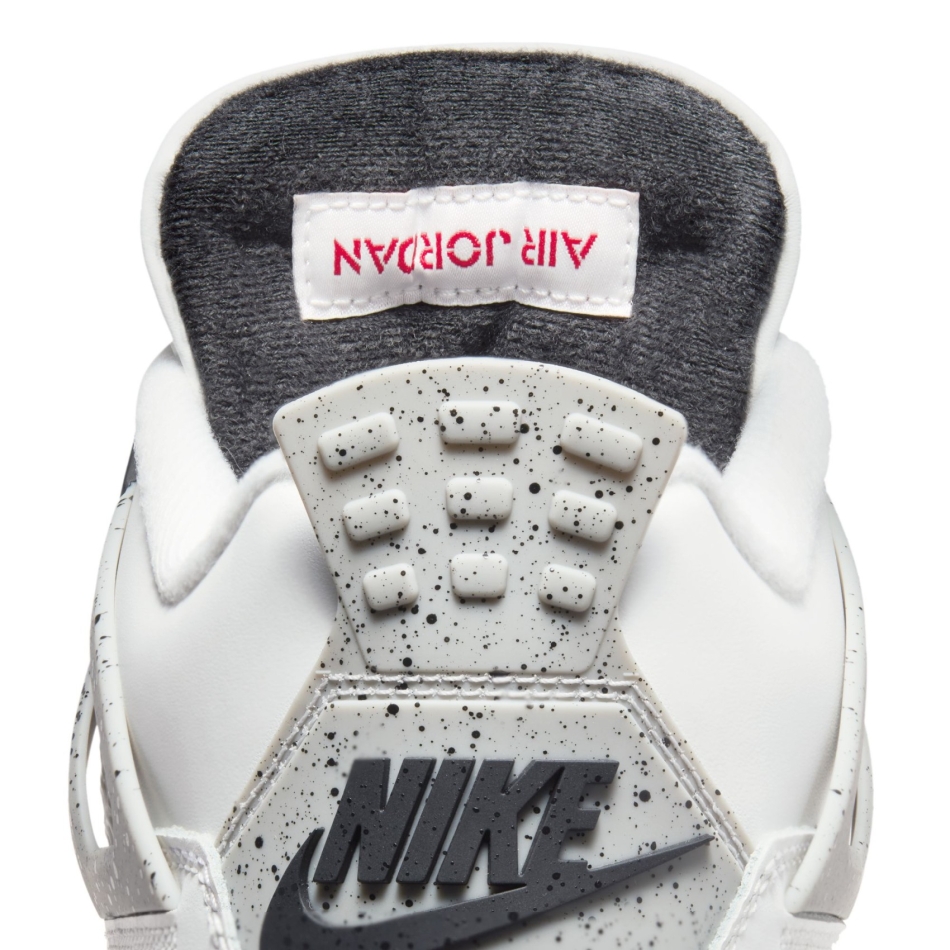 Nike Air Jordan 4 Retro 'White Cement' Erkek Basketbol Ayakkabısı