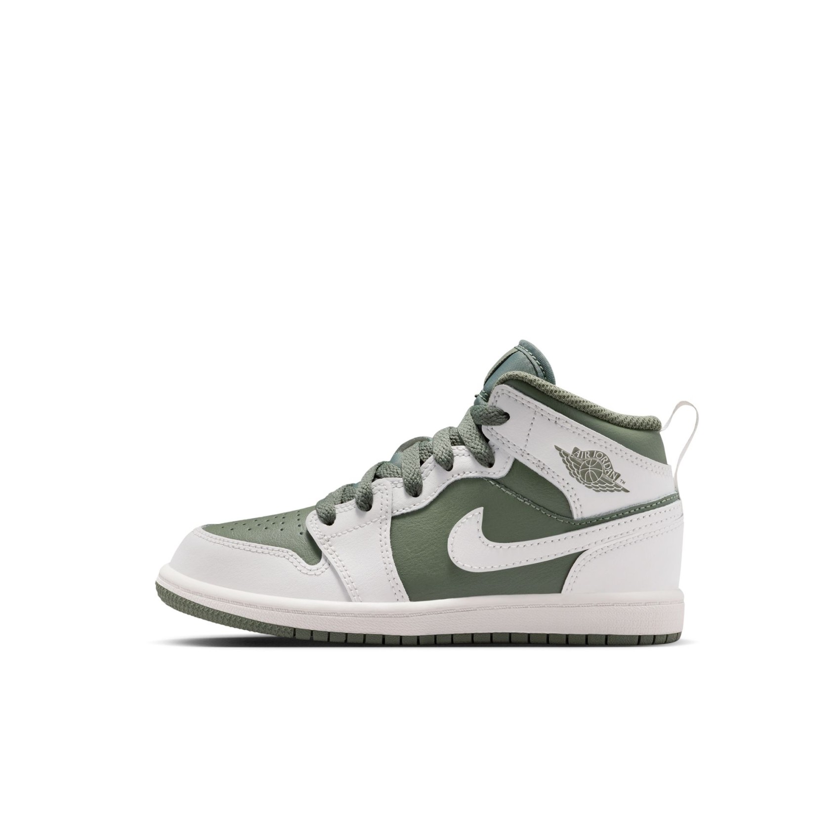 Jordan 1 Mid Çocuk Yeşil Basketbol Ayakkabısı