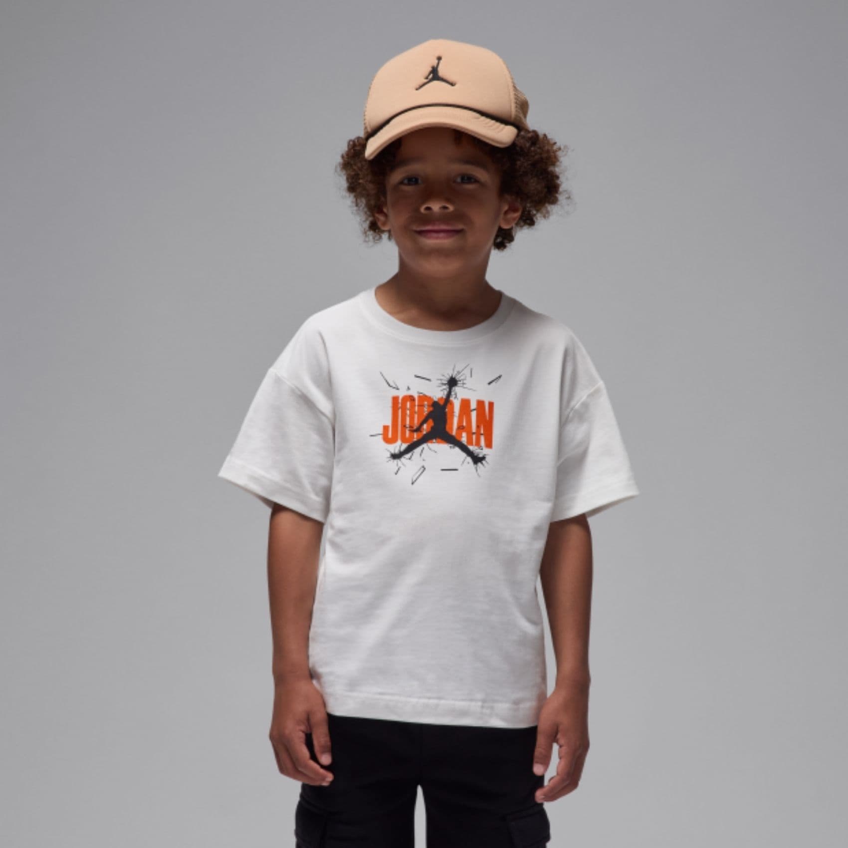 Jordan '85 Shatter Ss Tee Çocuk Beyaz Tişört