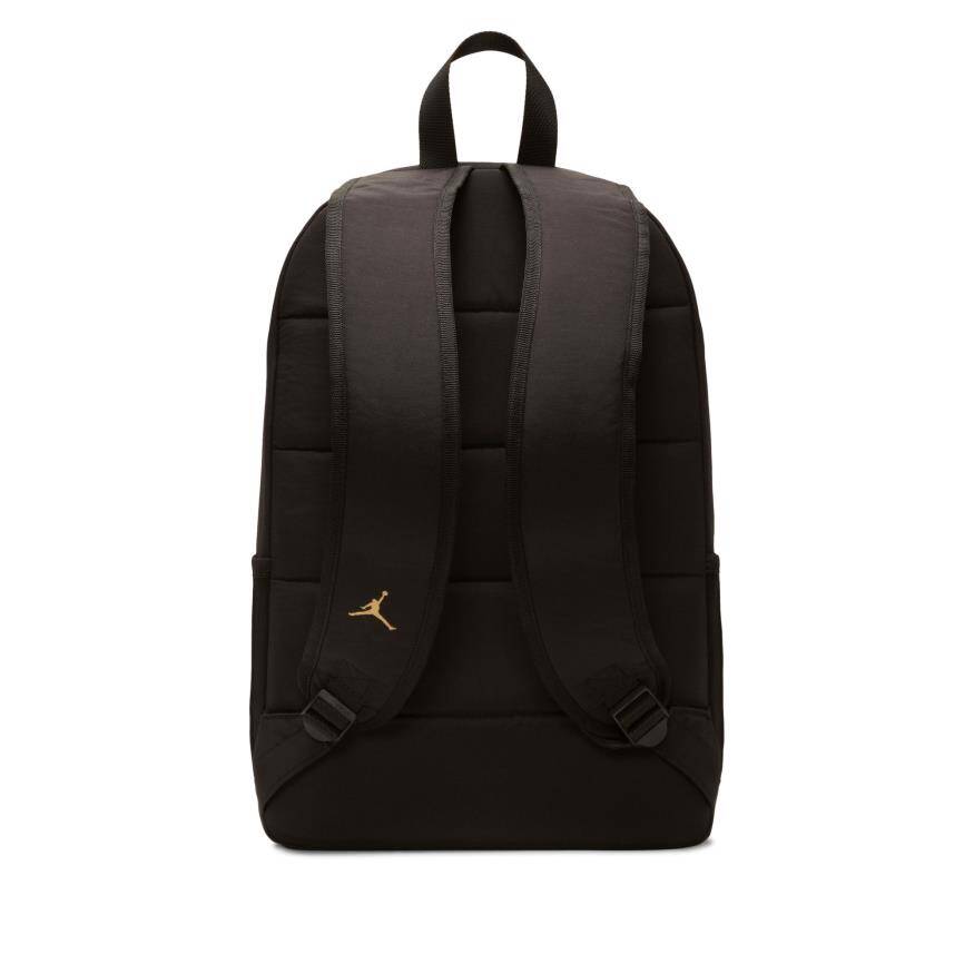 Jordan Black and Gold Backpack Sırt Çantası