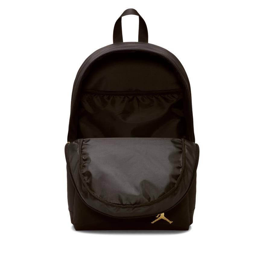 Jordan Black and Gold Backpack Sırt Çantası