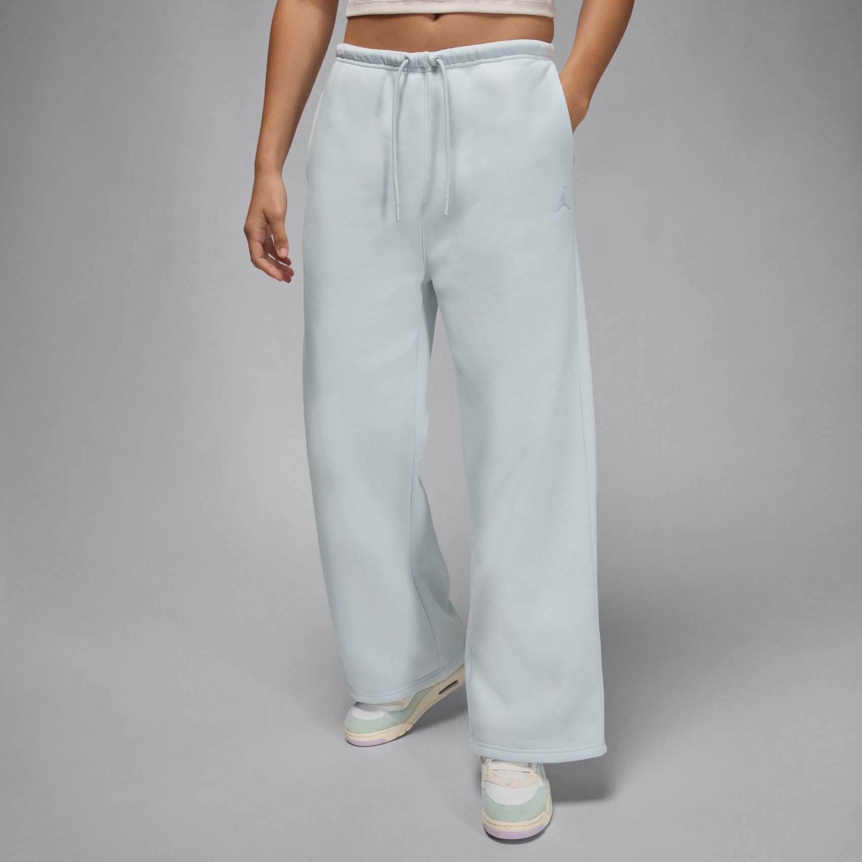 Jordan Brooklyn Fleece OH Pant Kadın Mavi Eşofman Altı
