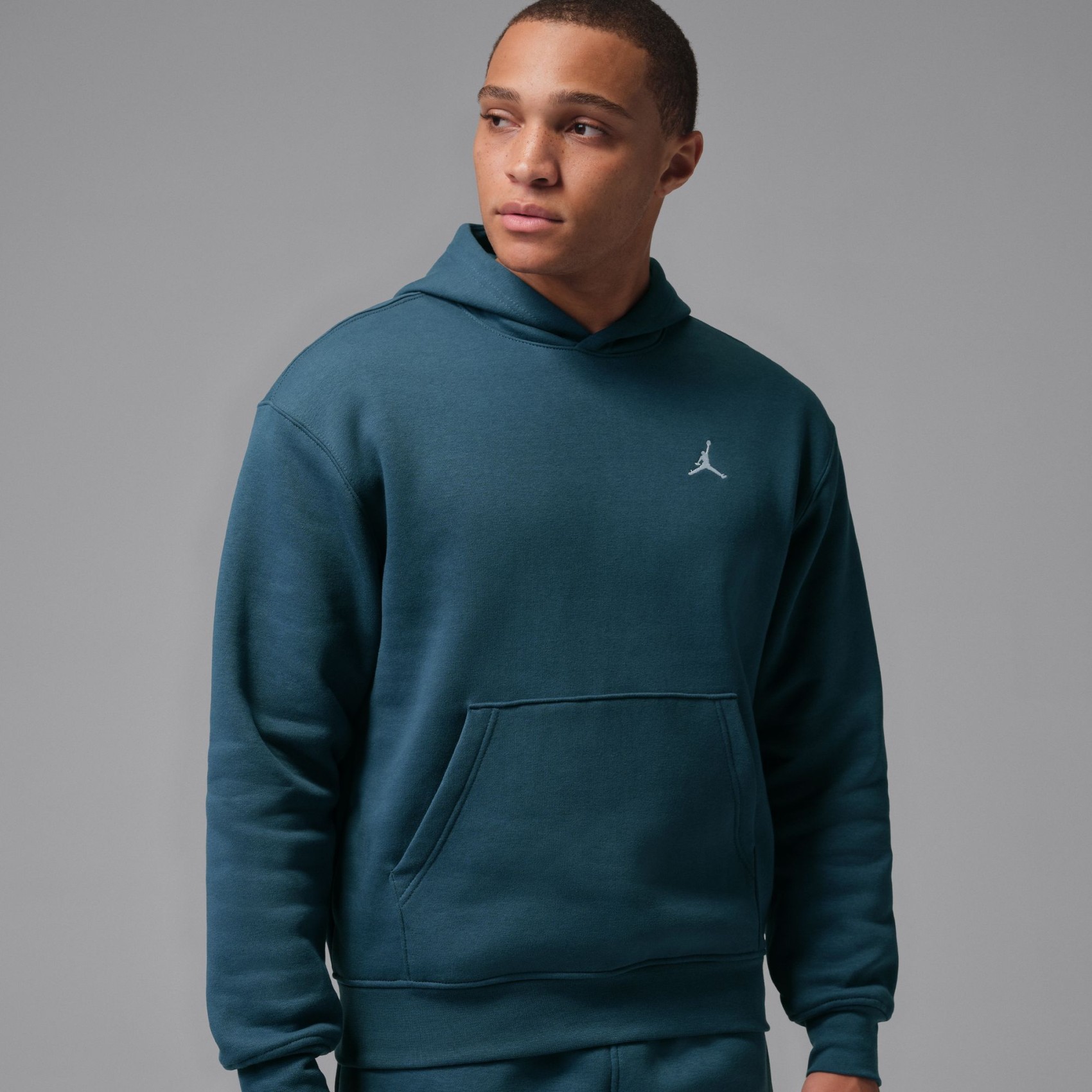 Jordan Brooklyn Fleece Po Erkek Mavi Sweatshirt