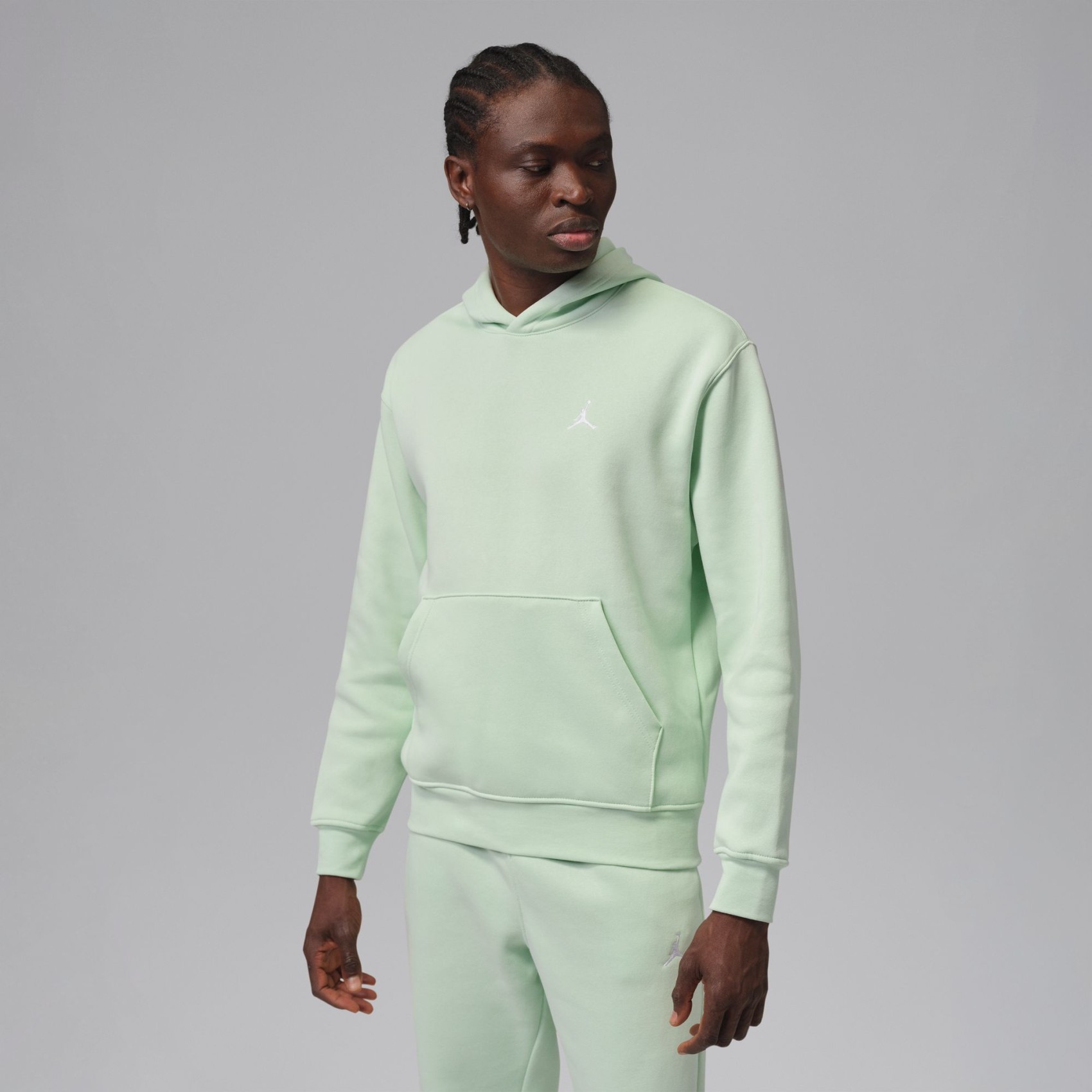 Jordan Brooklyn Fleece Po Erkek Yeşil Sweatshirt