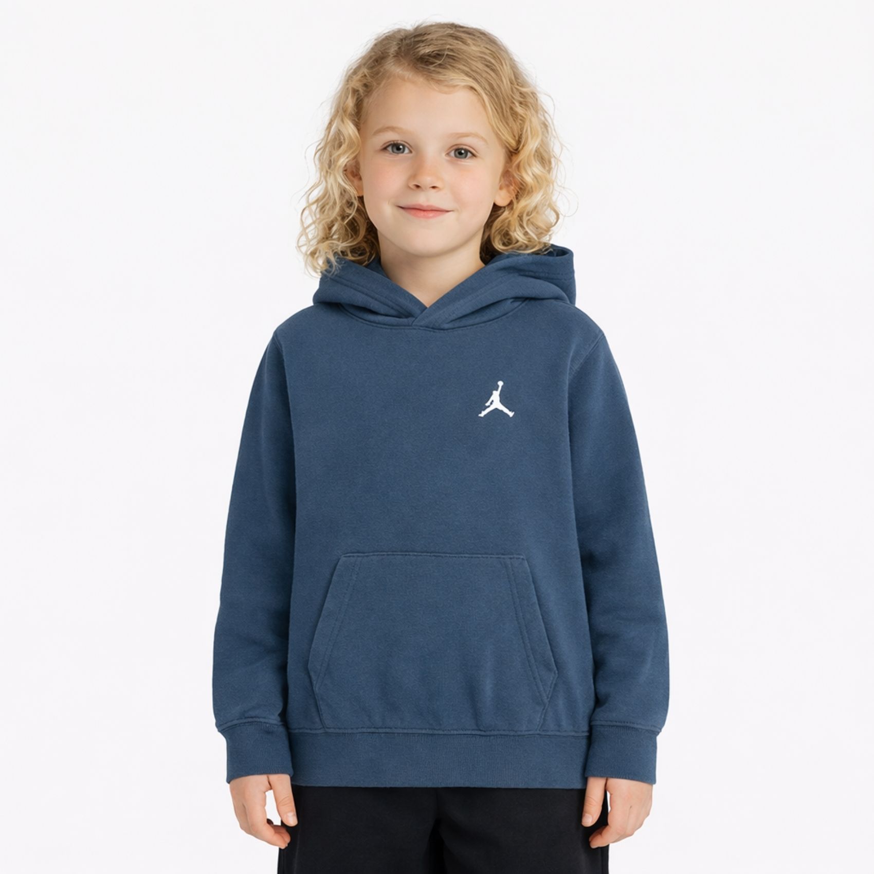 Jordan Brooklyn Ft Po Hoodie Çocuk Mavi Sweatshirt