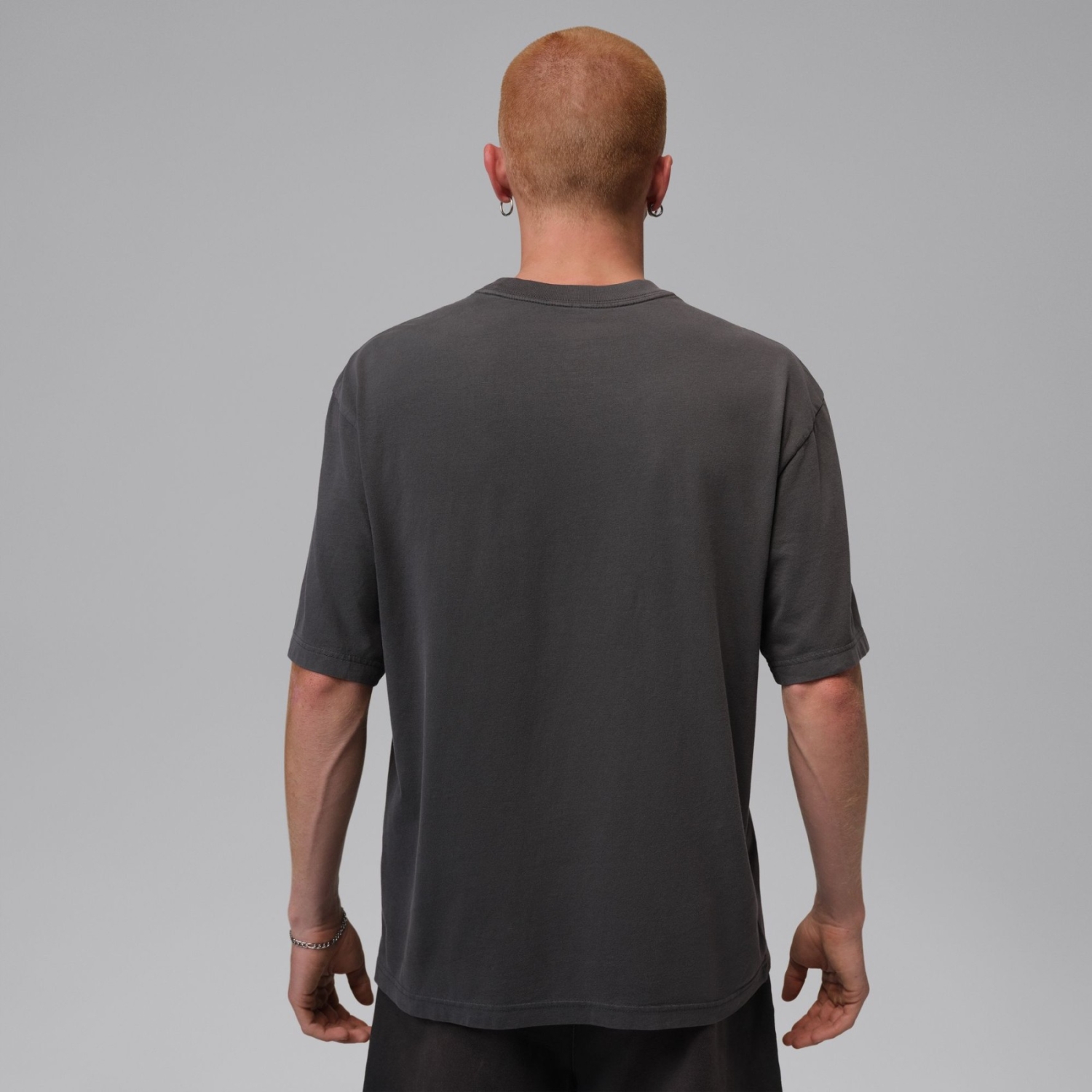 Nike Jordan Brooklyn Ss Crew Erkek Gri Tişört IM9980-045