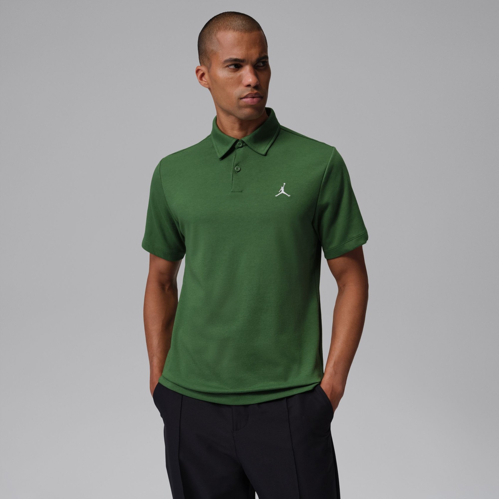 Jordan Dri-FIT Golf Polo Erkek Yeşil Tişört