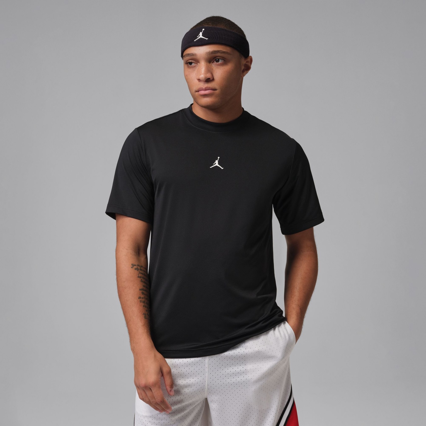 Jordan Dri-FIT Sport Essentials Ss Top Erkek Siyah Tişört