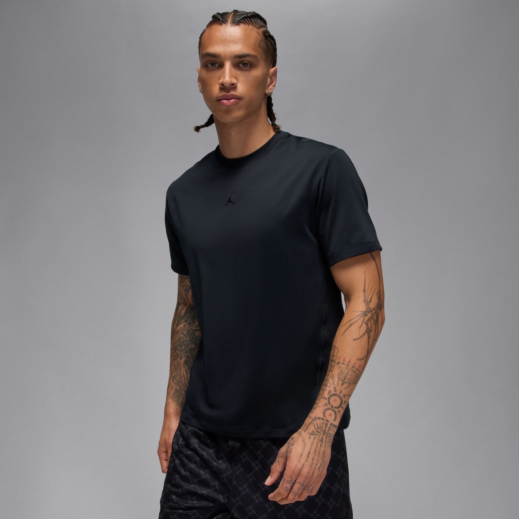 Jordan Dri-FIT Sport Ss Top Erkek Siyah Tişört