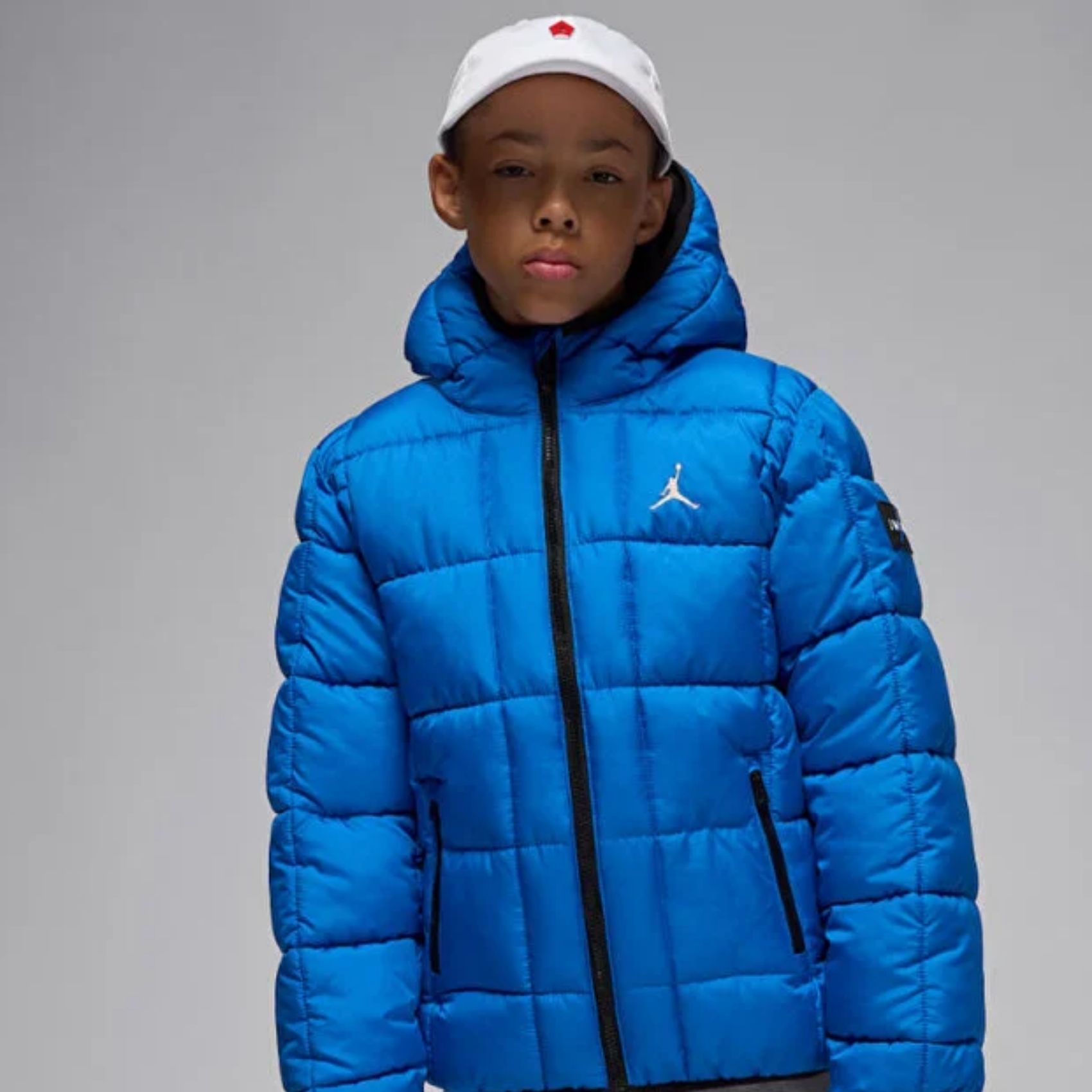 Jordan Essential Midweight Puffer Çocuk Mavi Mont