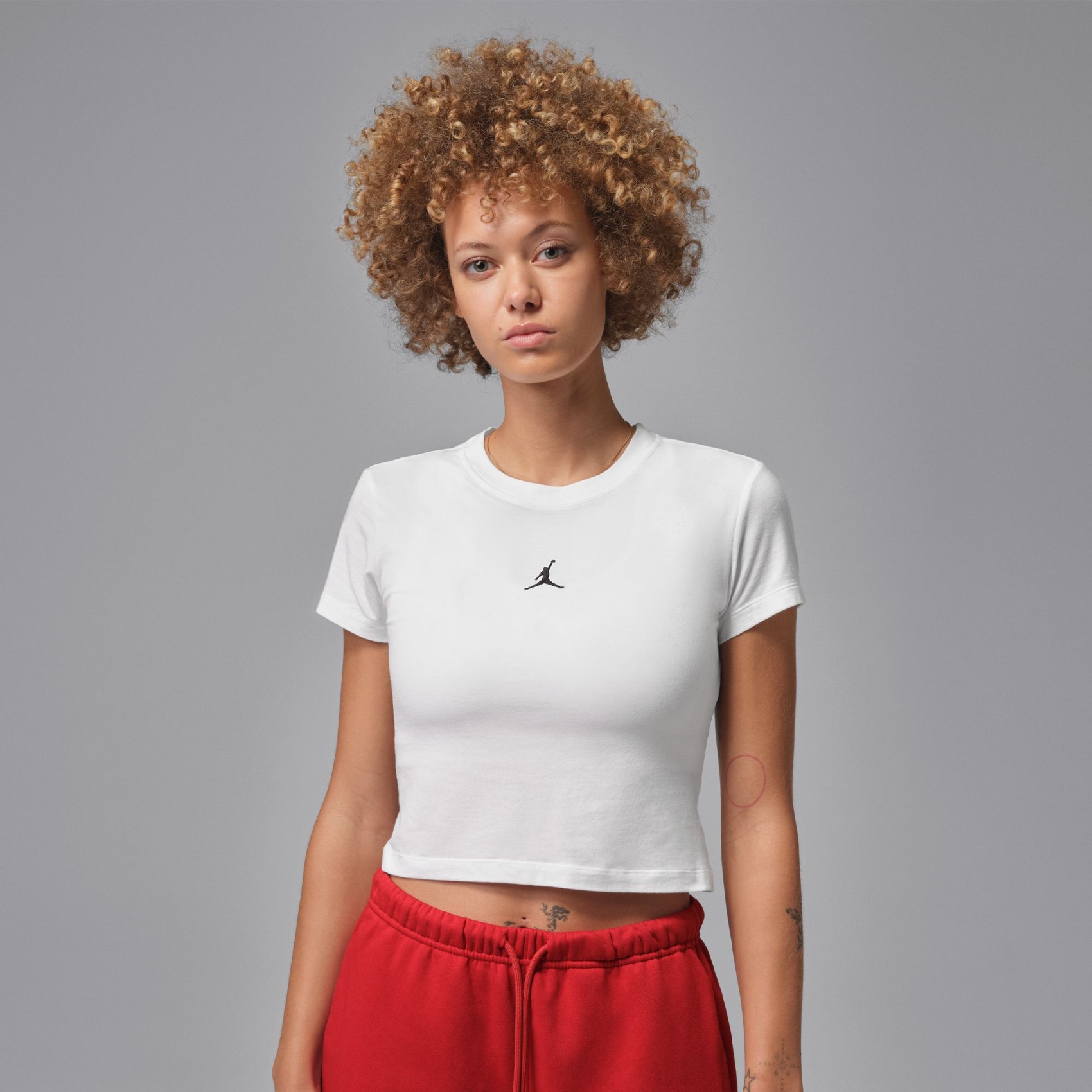 Jordan Essentials Ss Tmid Tee Kadın Beyaz Tişört