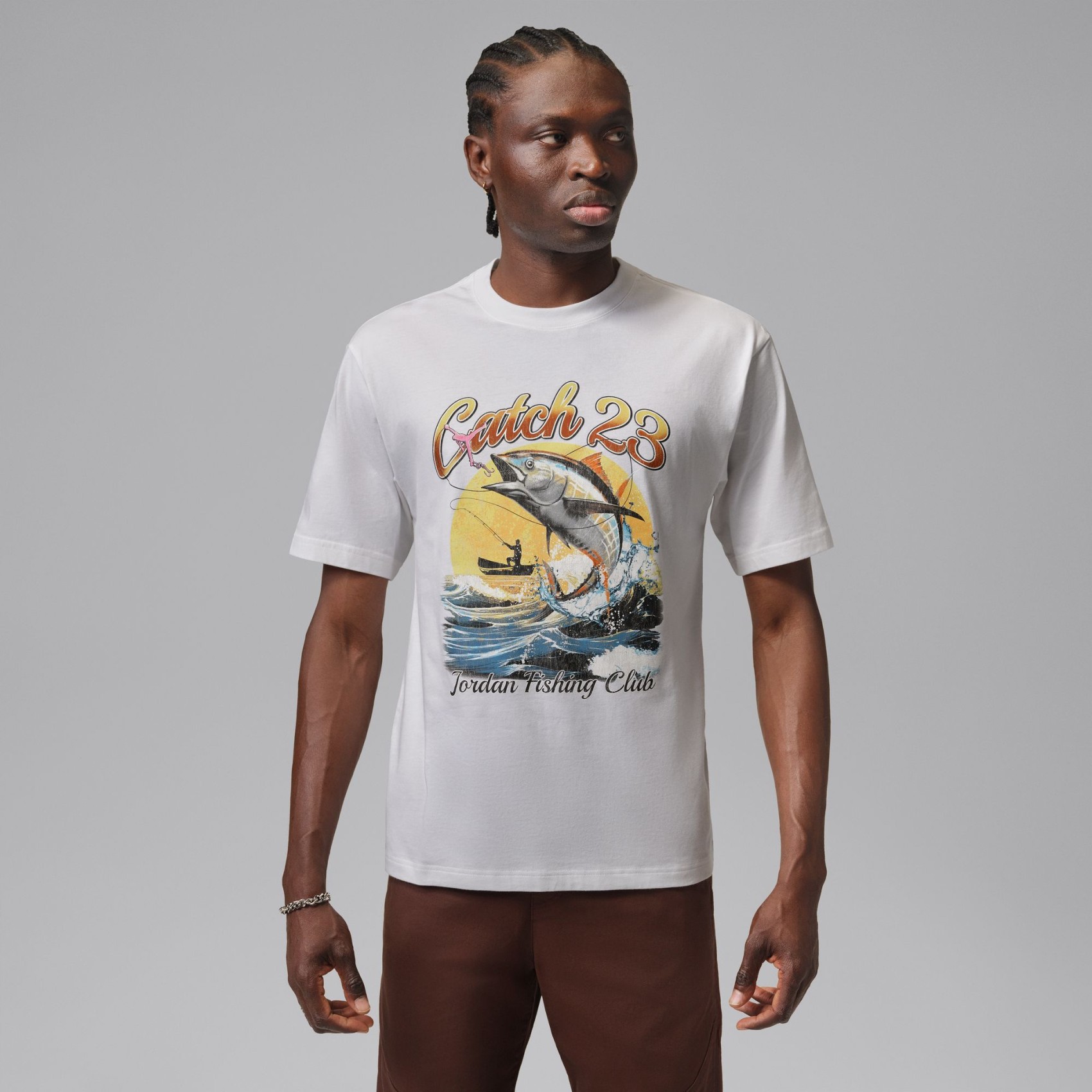 Jordan Fish Gfx Ss Crew Erkek Tişört