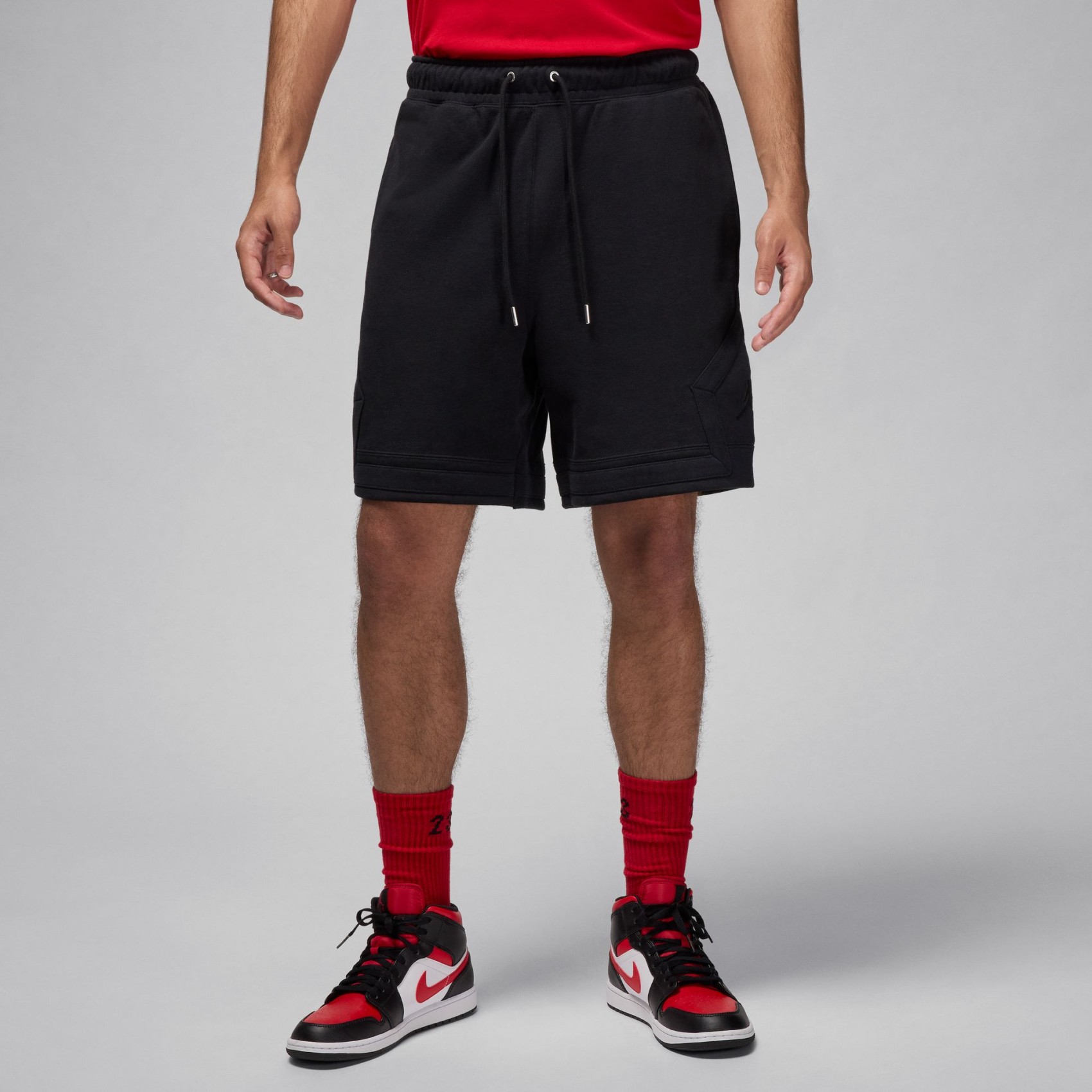 Jordan Fleece Diamond Short Erkek Siyah Şort