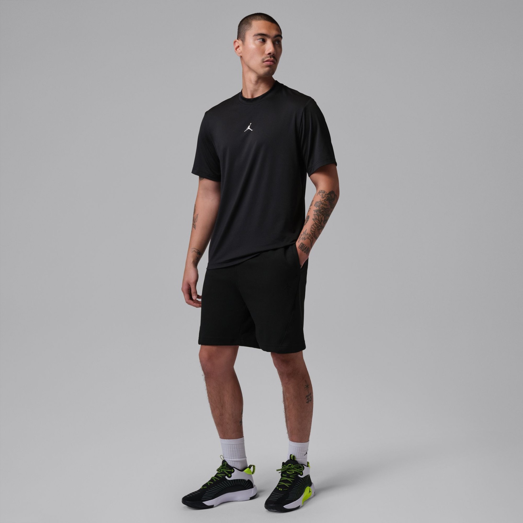 Jordan Fleece Dri-FIT Short Erkek Siyah Şort