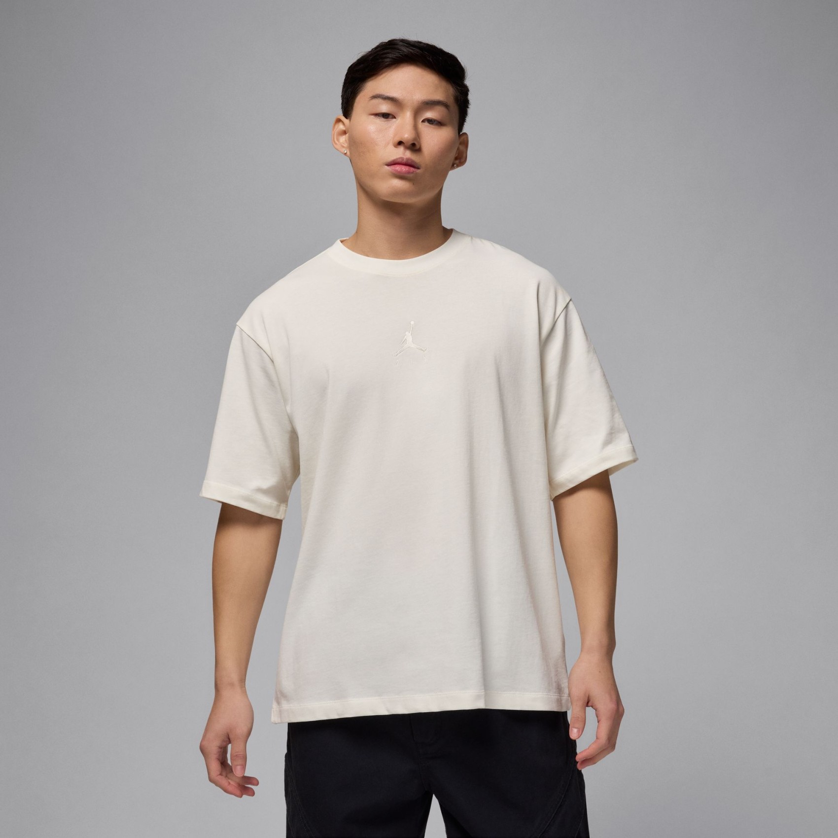 Jordan Flight Essential Oversized SS Crew Erkek Bej Tişört