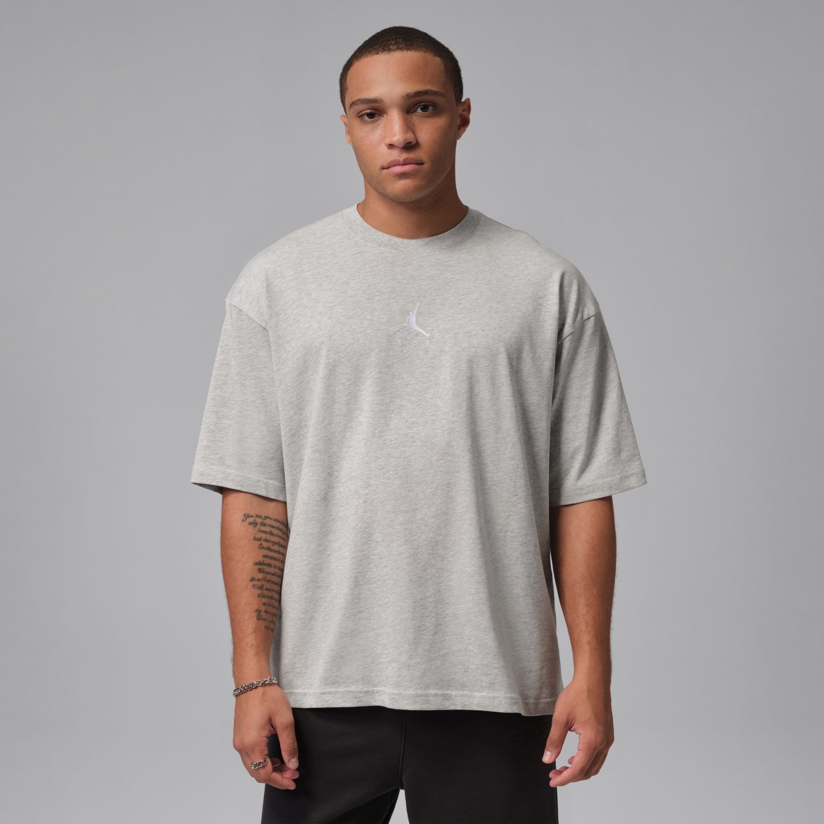 Jordan Flight Essentials Oversize Ss Crew Erkek Bej Tişört
