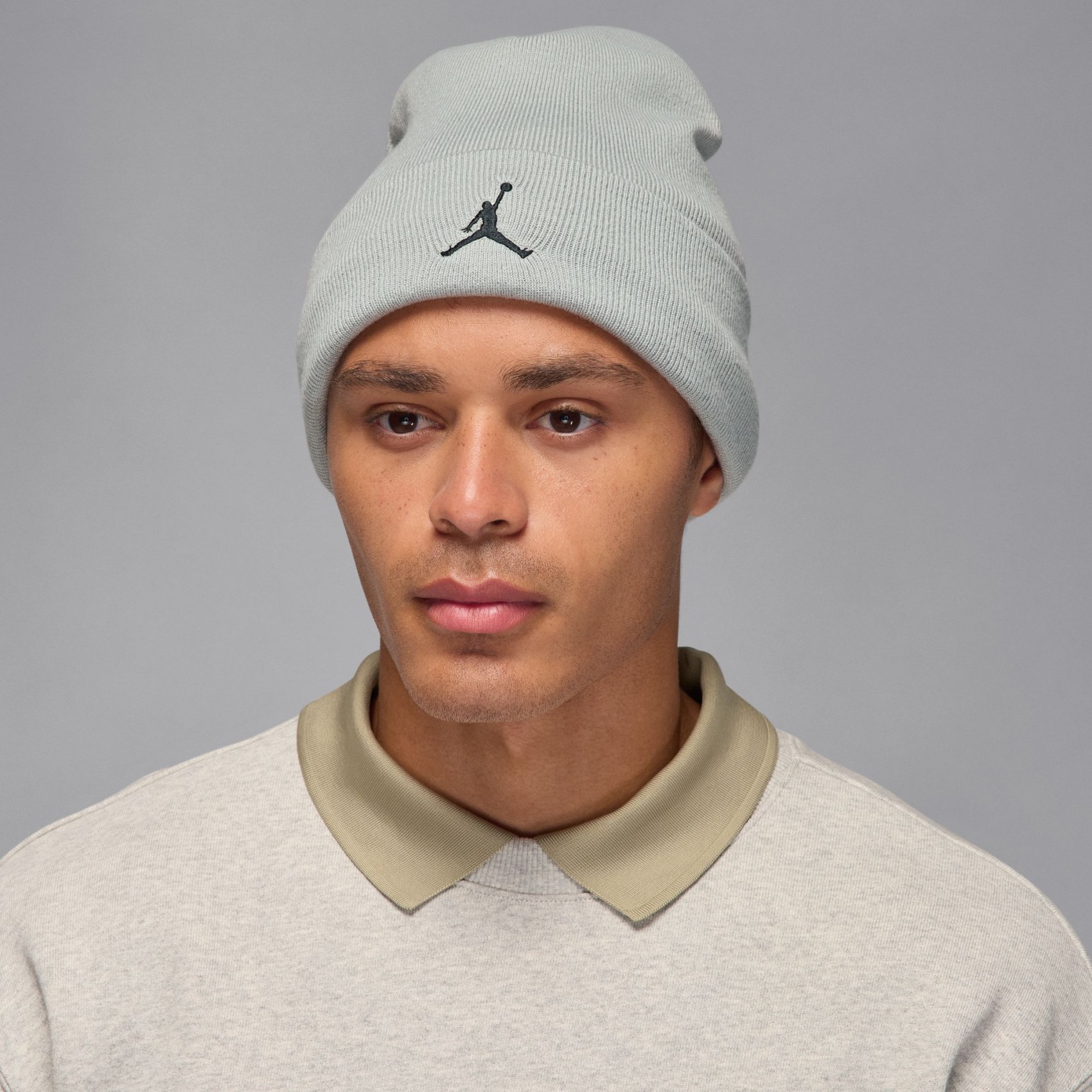 Jordan Peak Beanie Essentials Gri Bere