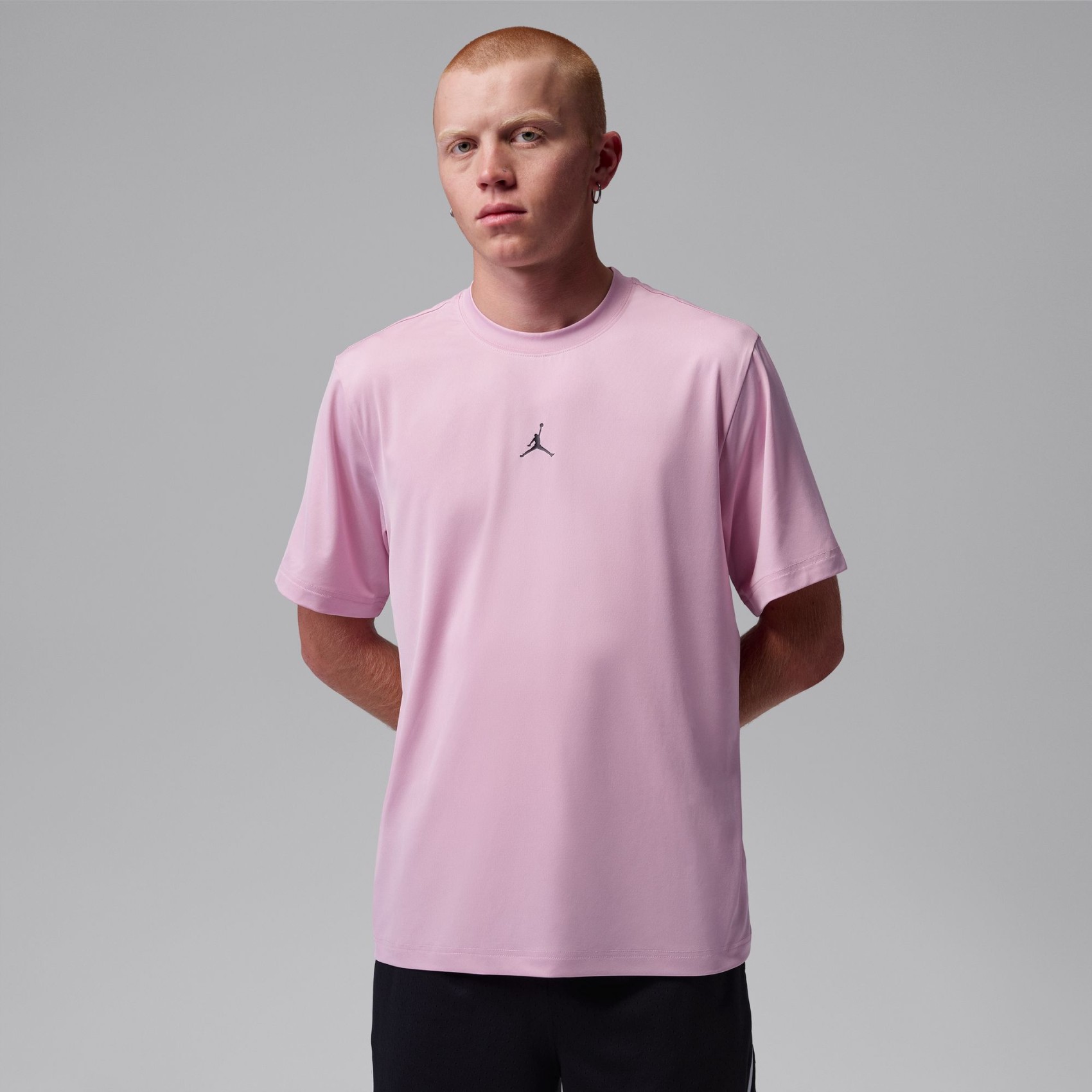 Jordan Sport Dri-FIT Essentials Ss Top Erkek Pembe Tişört