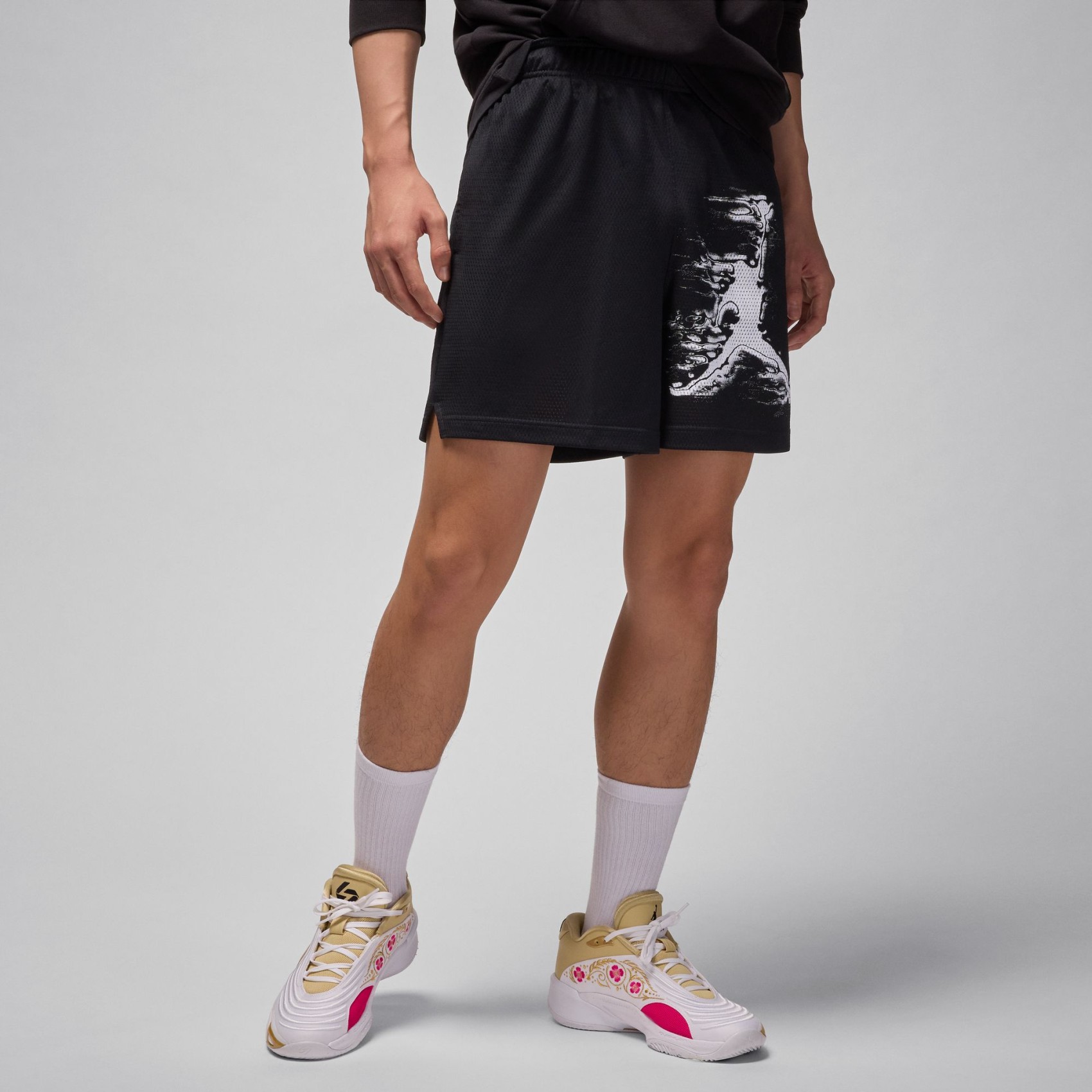 Jordan Sport Dri-FIT GFX Short Erkek Siyah Şort