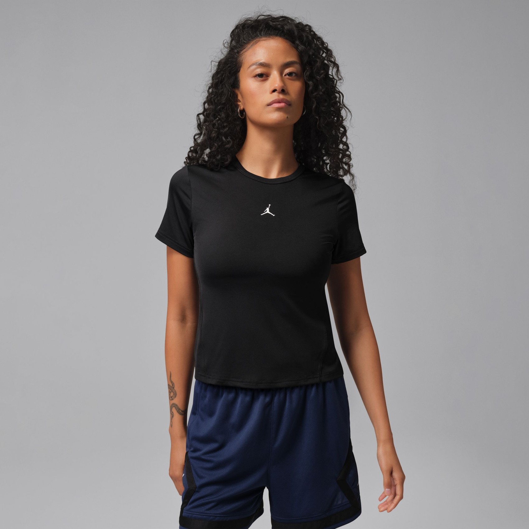 Jordan Sport Dri-FIT Ss Top Kadın Siyah Tişört