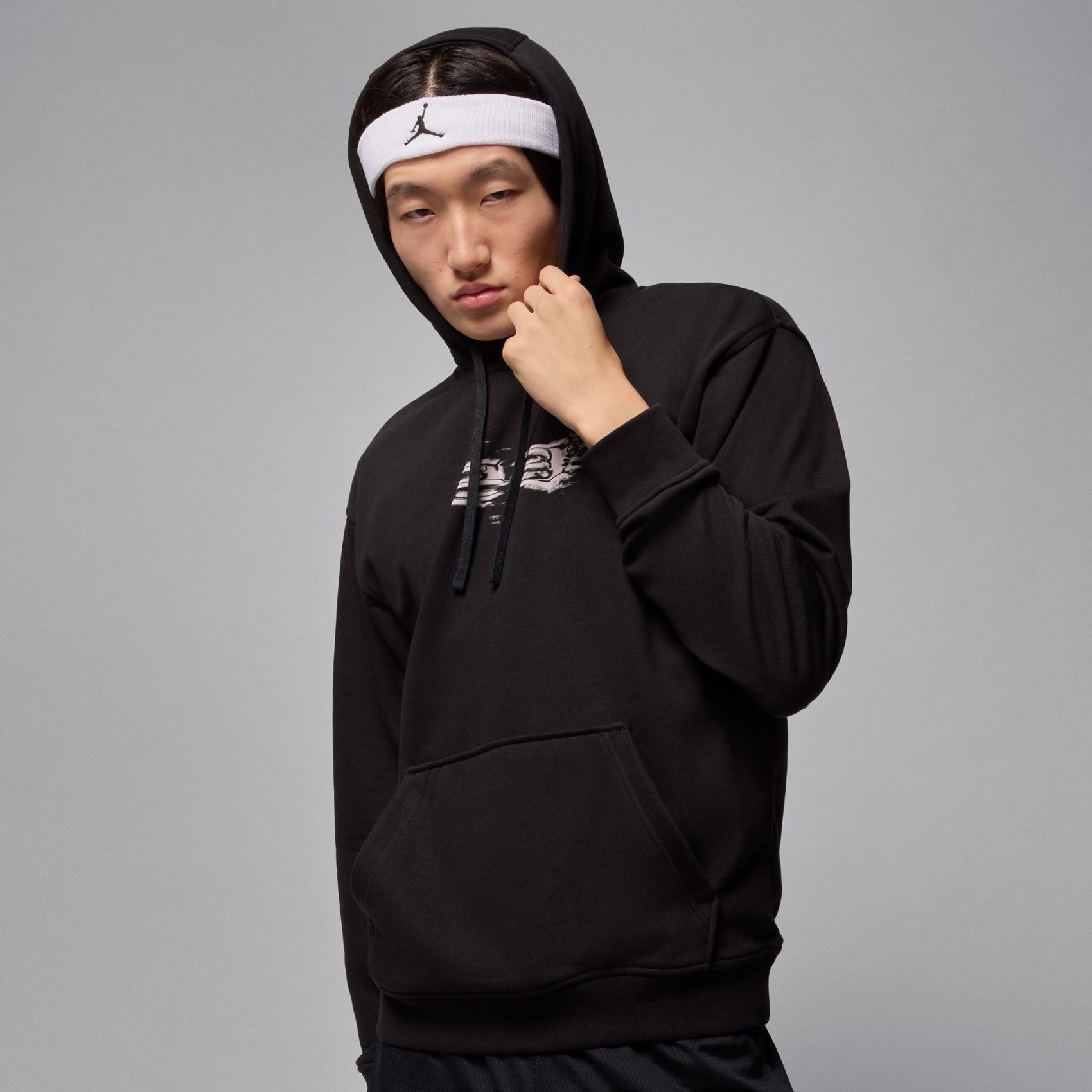 Jordan Sport Po Erkek Siyah Sweatshirt