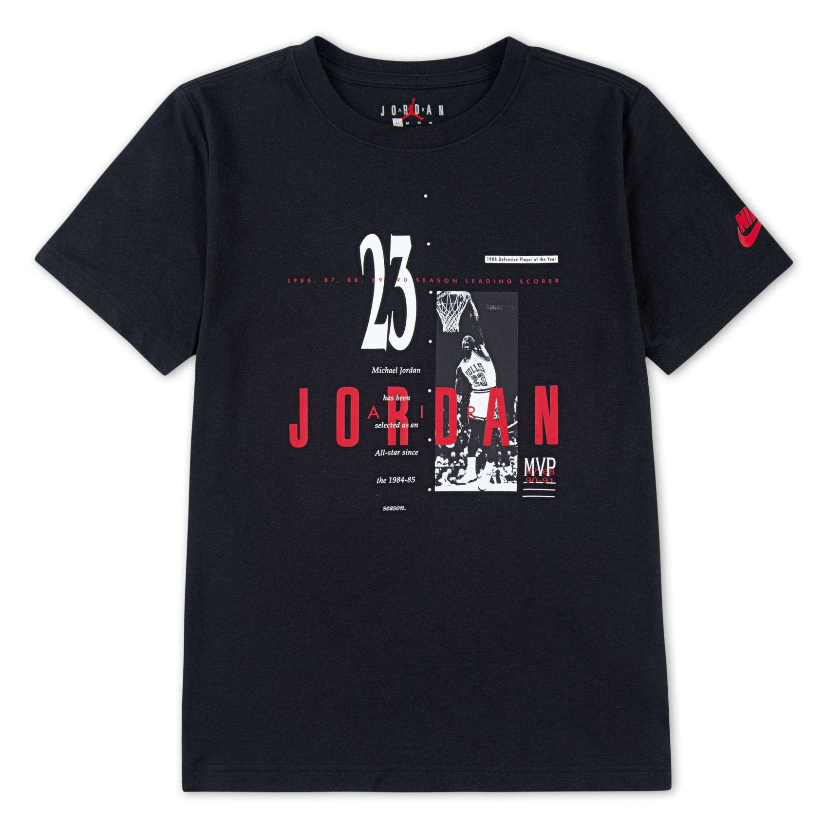 Jordan SS Crew Çocuk Siyah Tişört