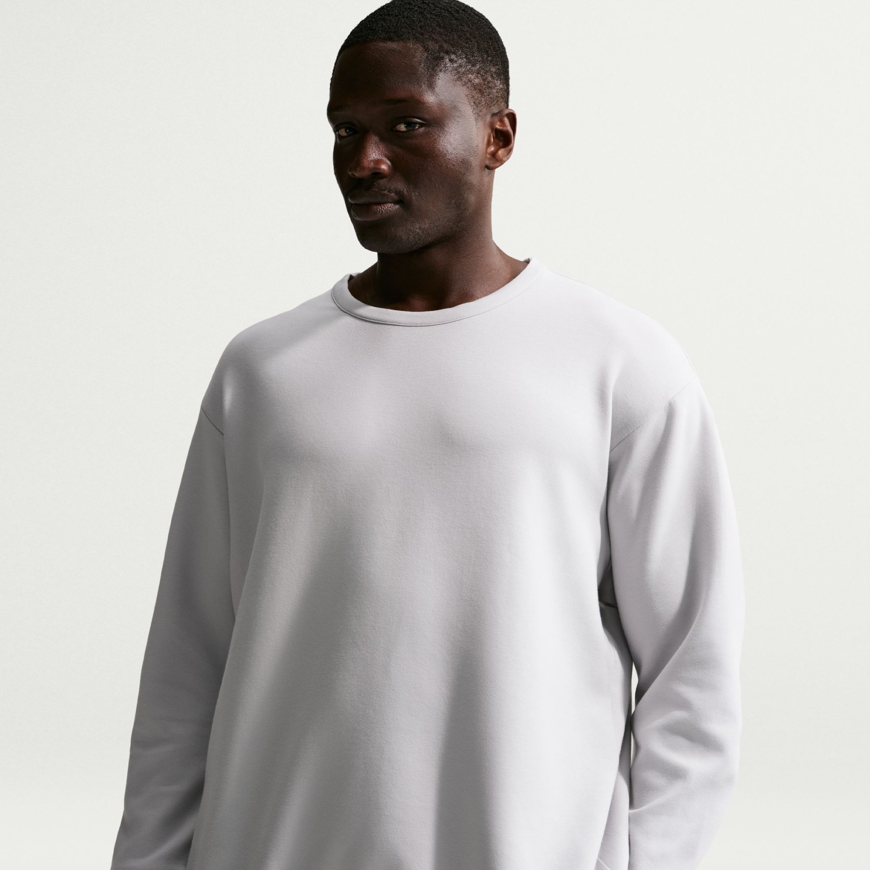 24.7 ImpossiblySoft Dri-FIT Crew Erkek Gri Sweatshirt