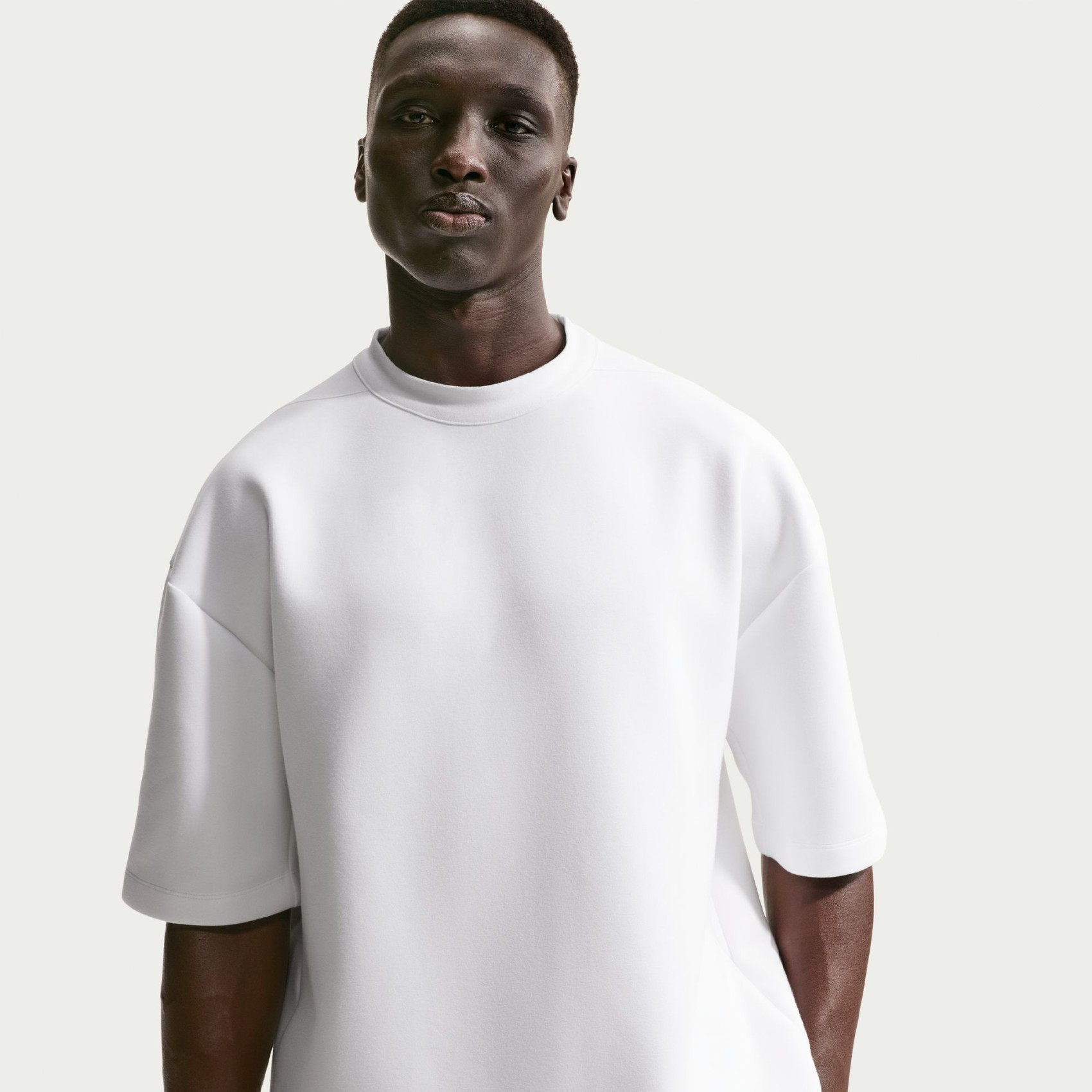 24.7 ImpossiblySoft Dri-FIT Is Ss Top Erkek Beyaz Tişört