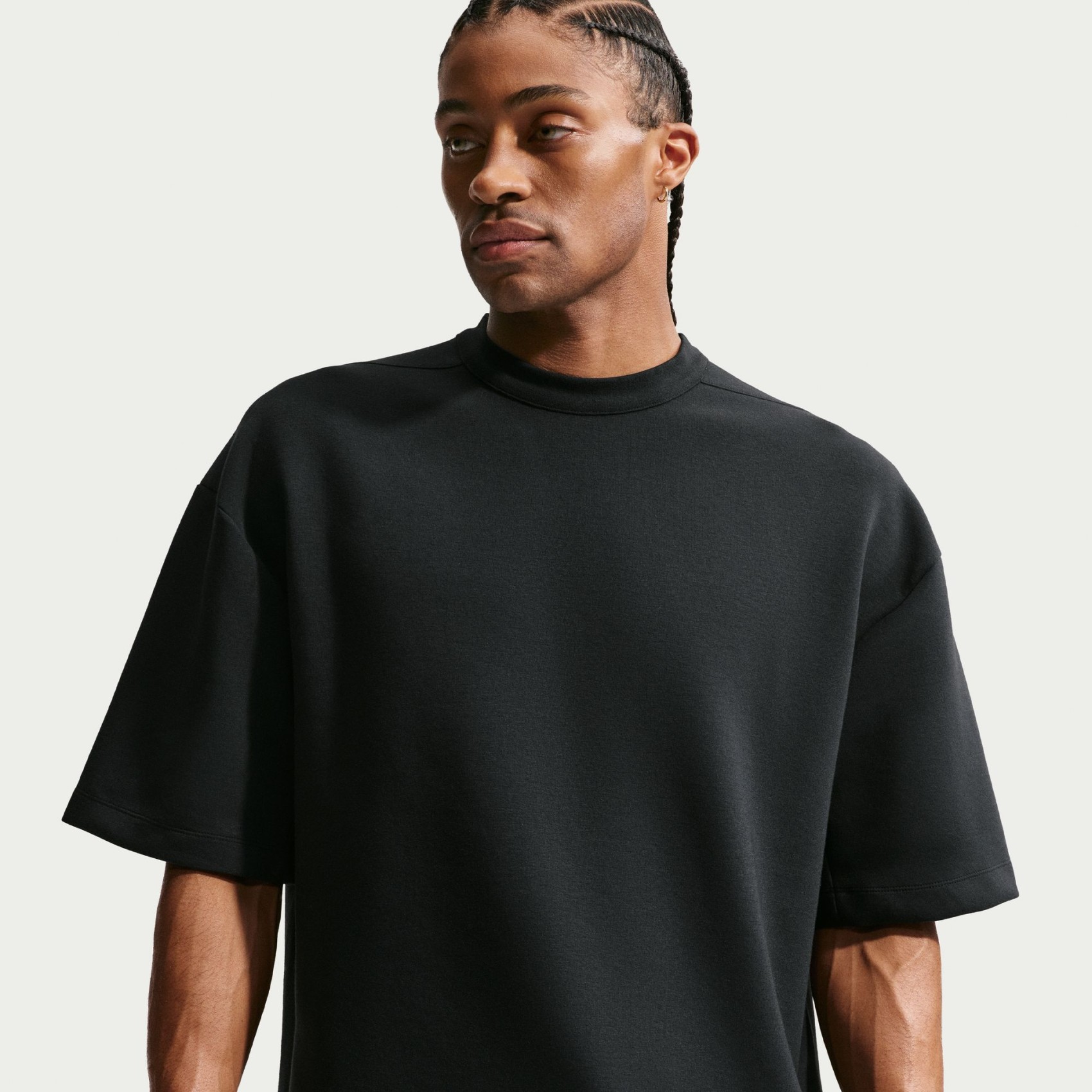 24.7 ImpossiblySoft Dri-FIT Is Ss Top Erkek Siyah Tişört