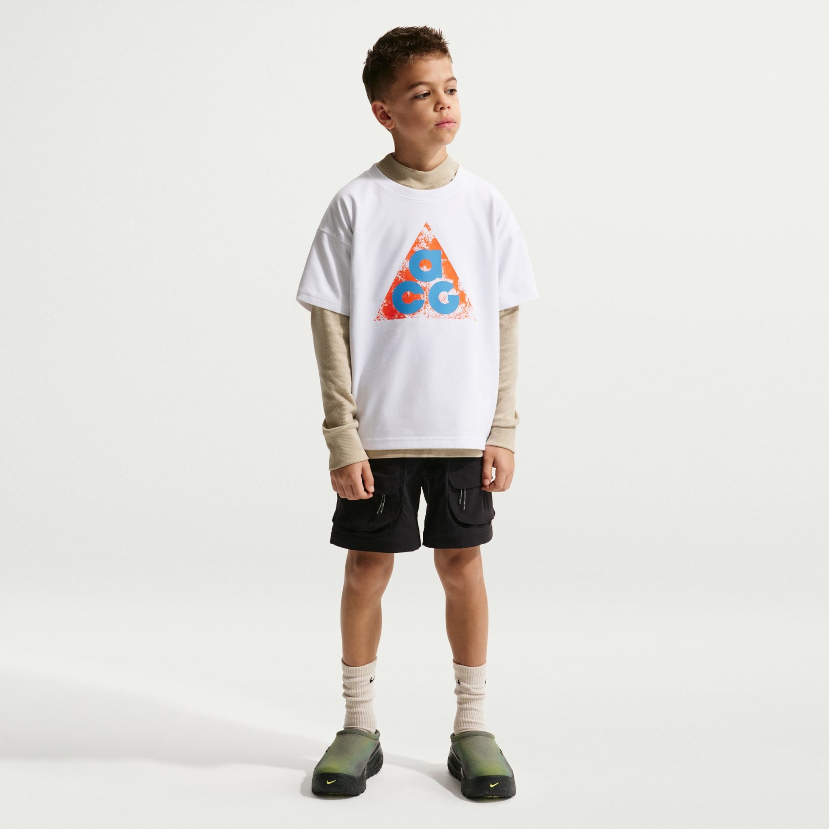 ACG Dri-FIT Tee Max90 Spooky Çocuk Beyaz Tişört