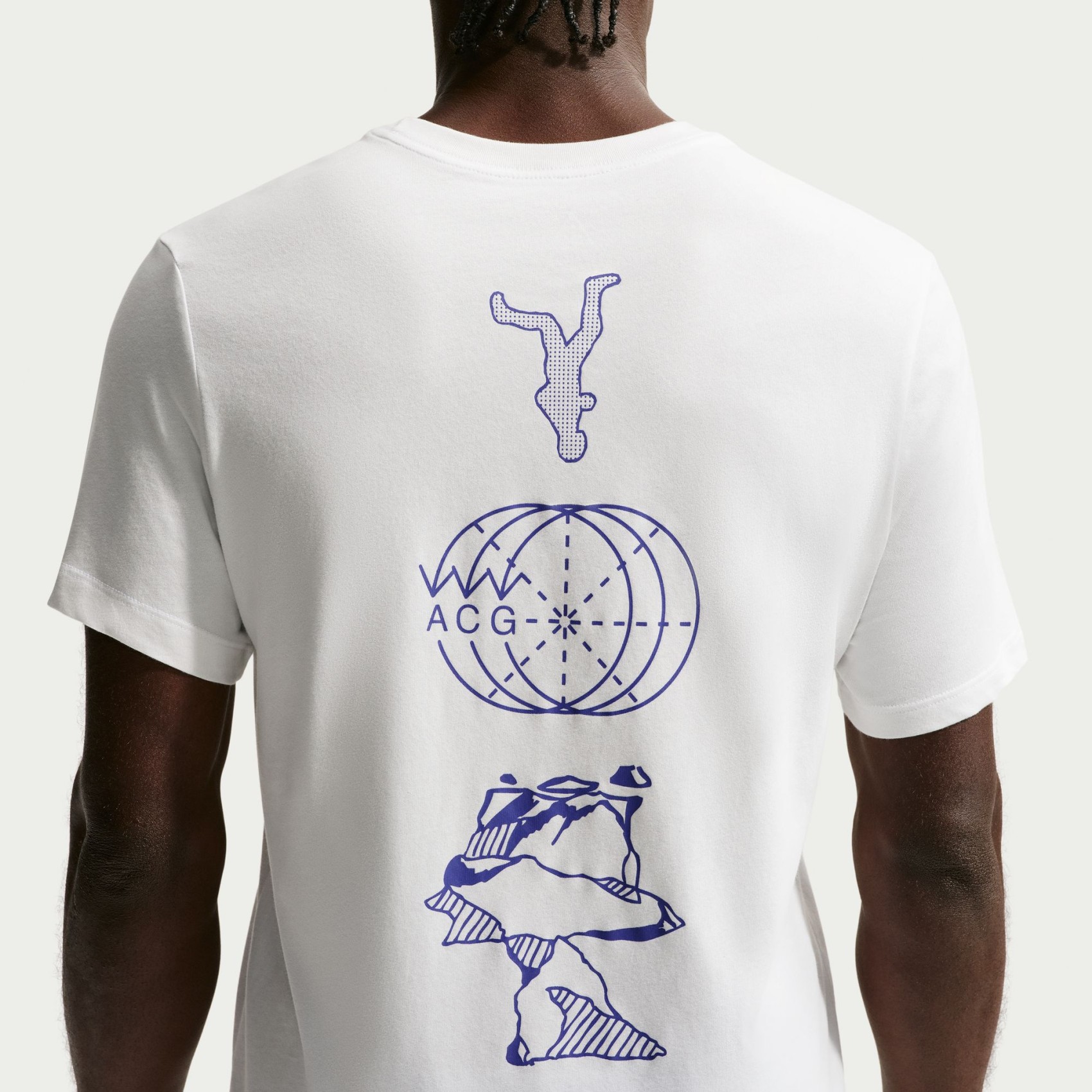 ACG Dri-FIT Tee Trail Energy Erkek Beyaz Tişört