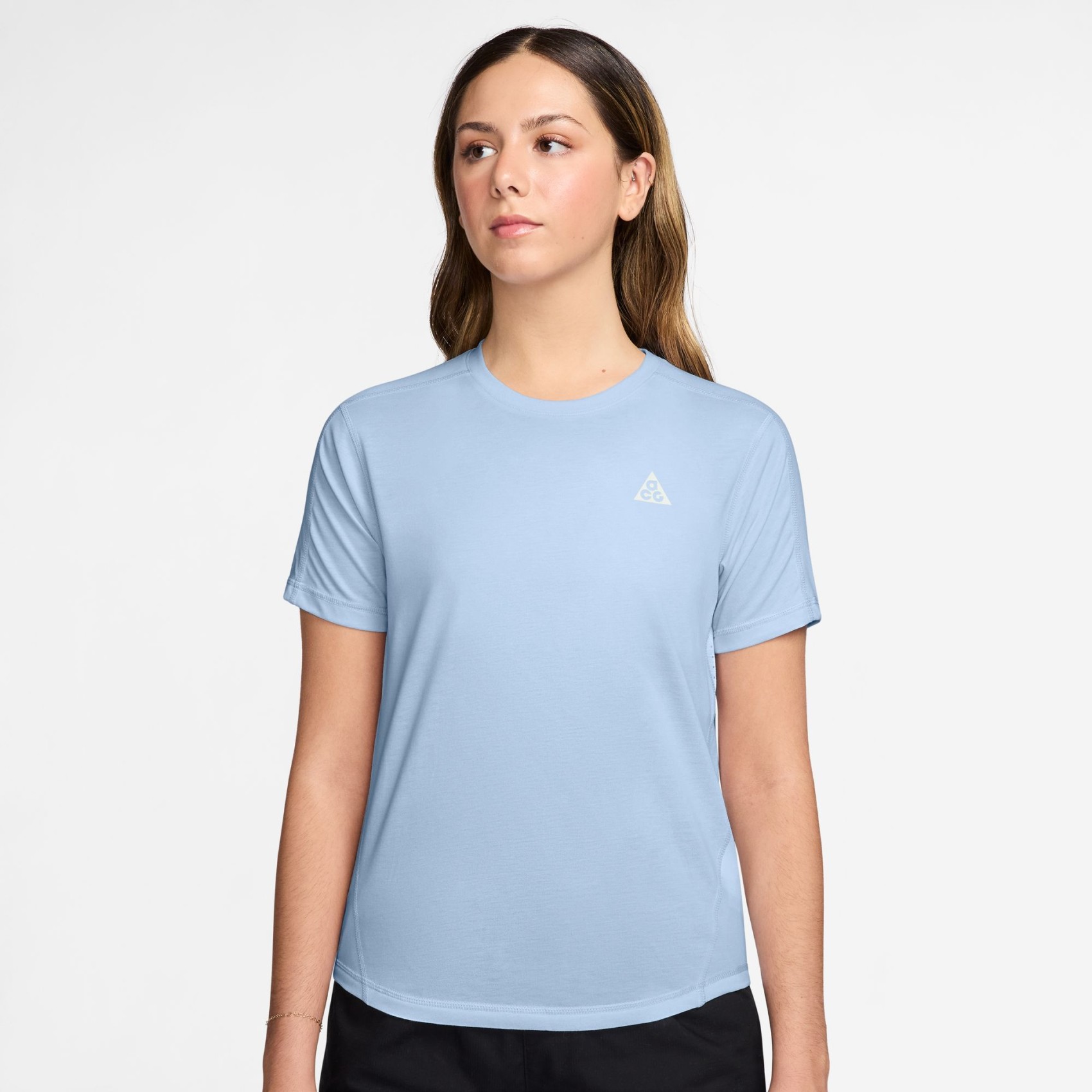 ACG Trail Dri-FIT Ss Top Kadın Mavi Tişört