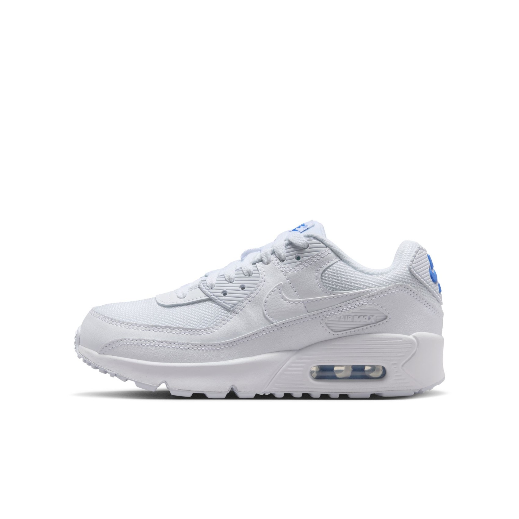 Air Max 90 Mesh Gs Beyaz Sneaker Ayakkabı