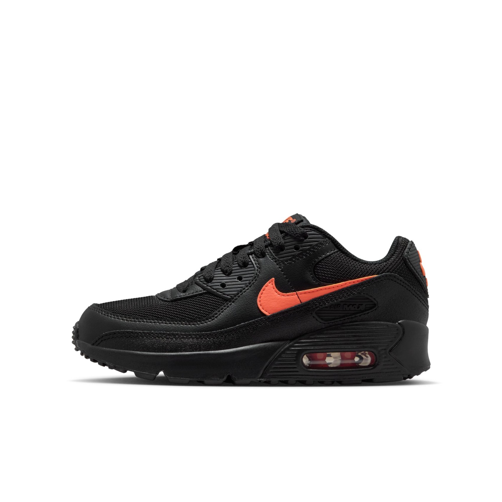 Air Max 90 Mesh Gs Siyah Sneaker Ayakkabı