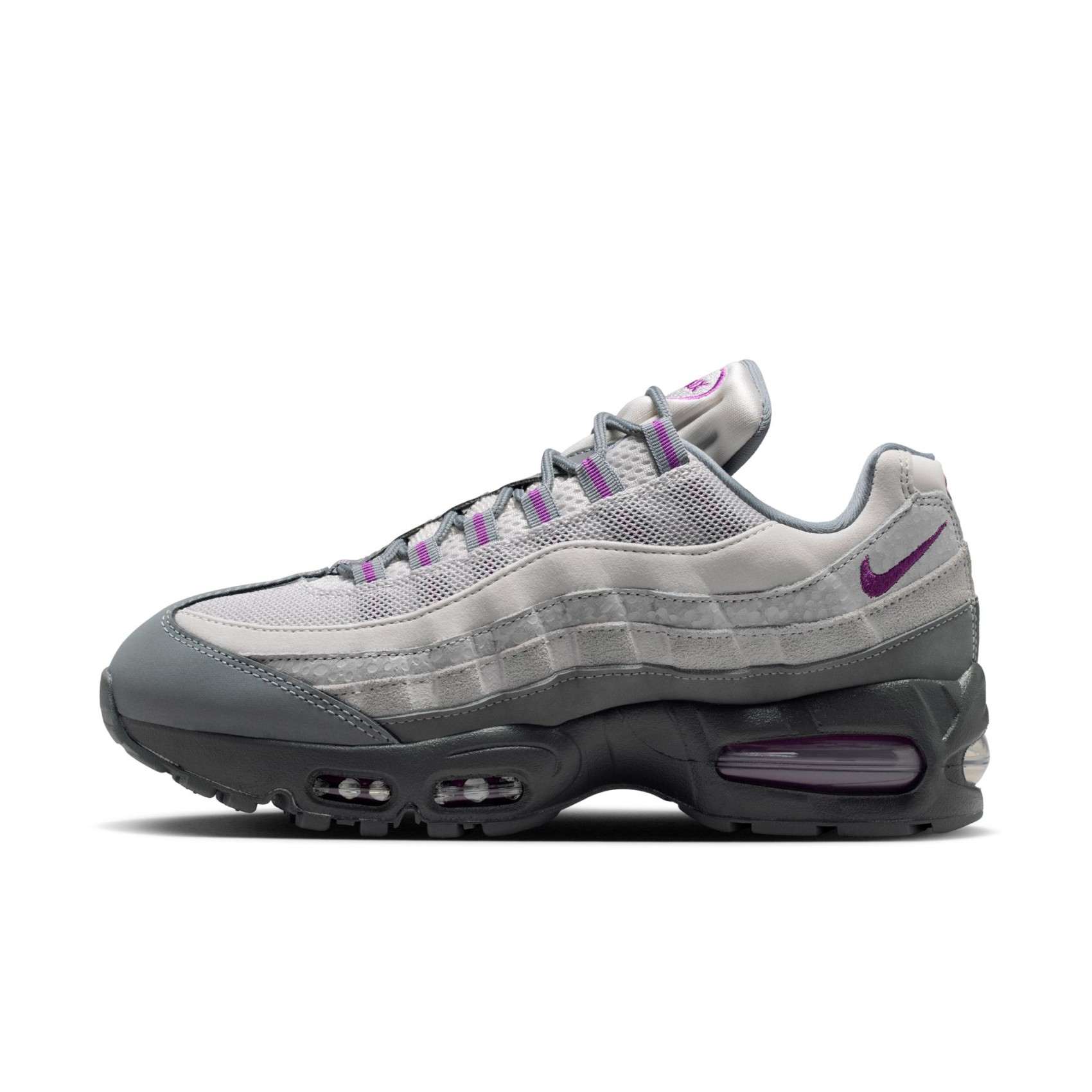 Air Max 95 Big Bubble Kadın Gri Sneaker Ayakkabı