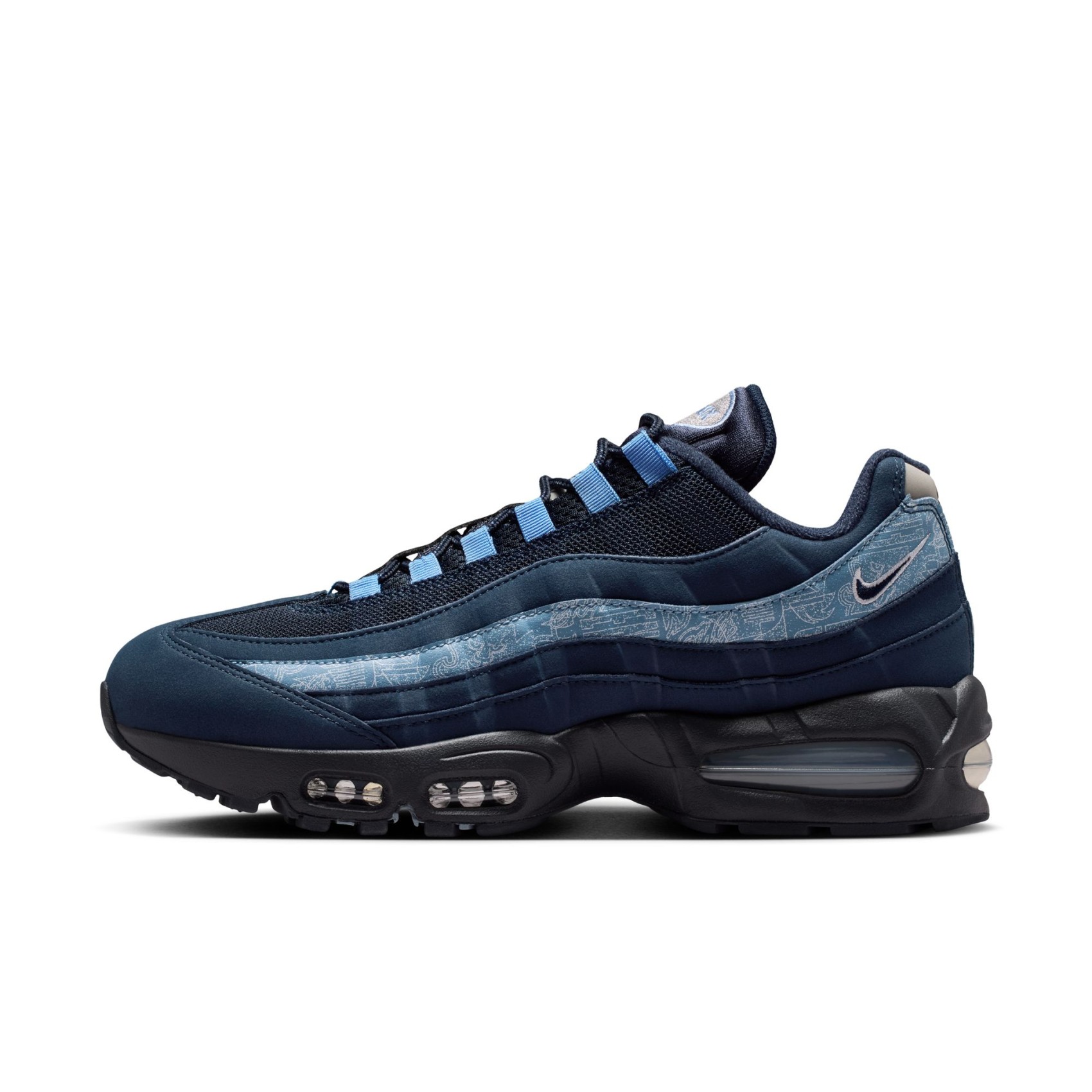 Air Max 95 Big Bubble SE Erkek Mavi Sneaker Ayakkabı