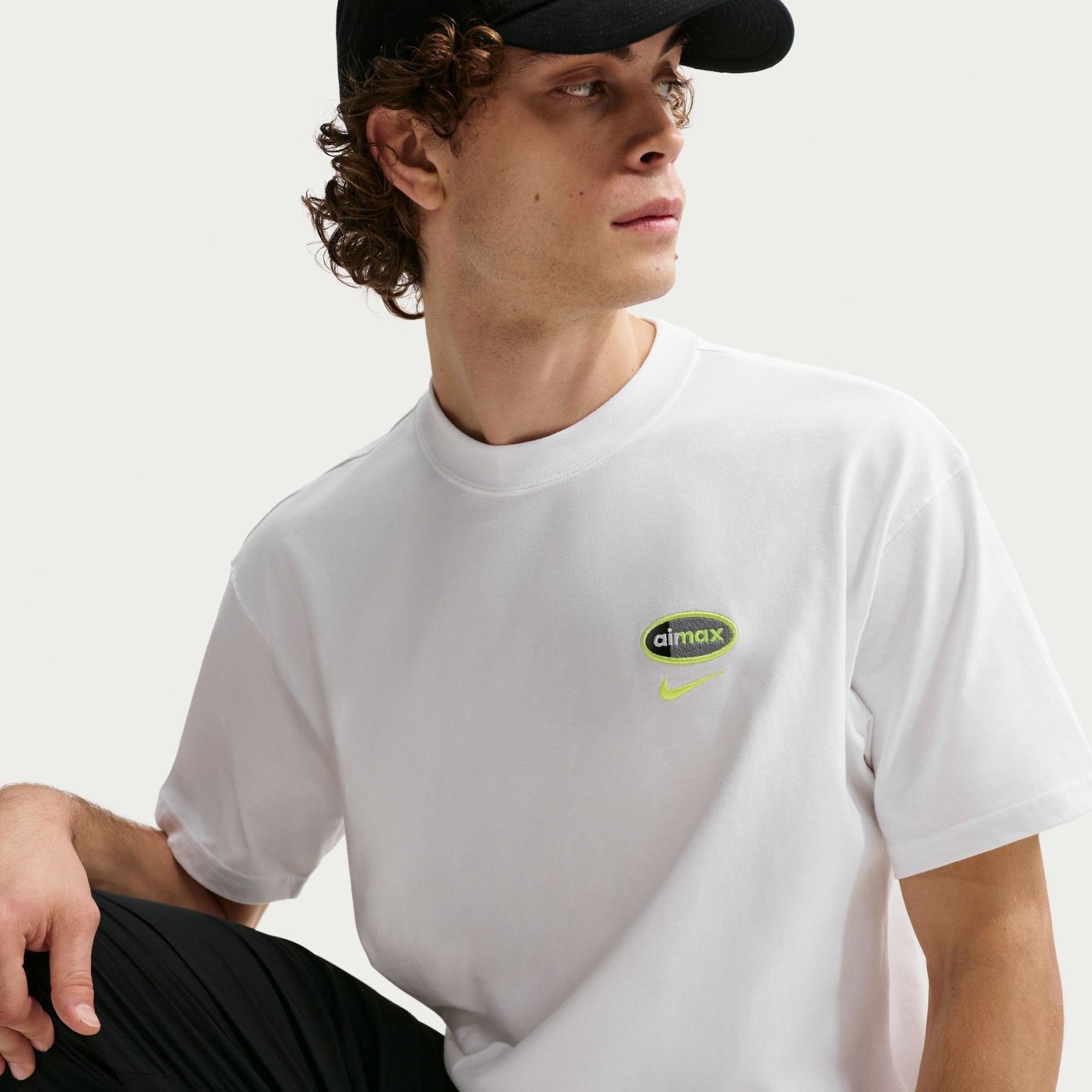 Air Max 95 Ss Tee Erkek Beyaz Tişört