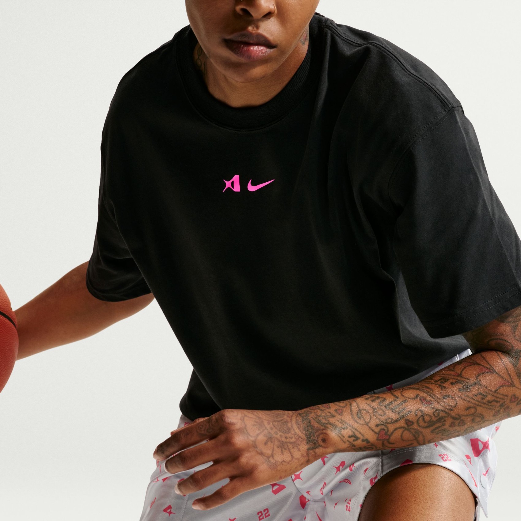 A'ja Wilson Dri-FIT Airbrush Tee Siyah Tişört