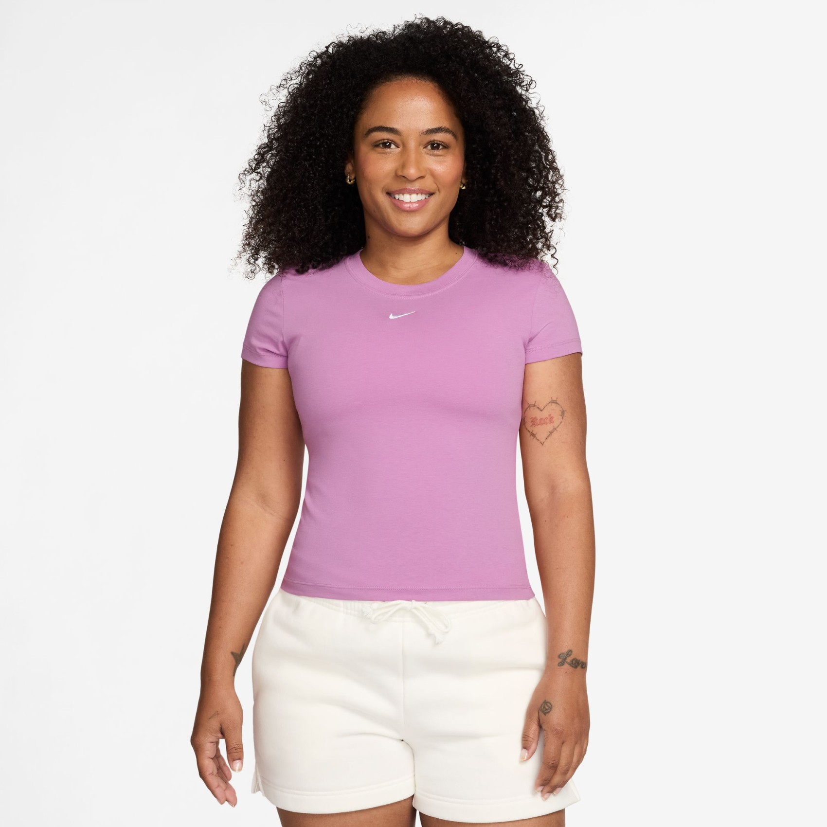 Chill Knit Md Crop Kadın Tişört