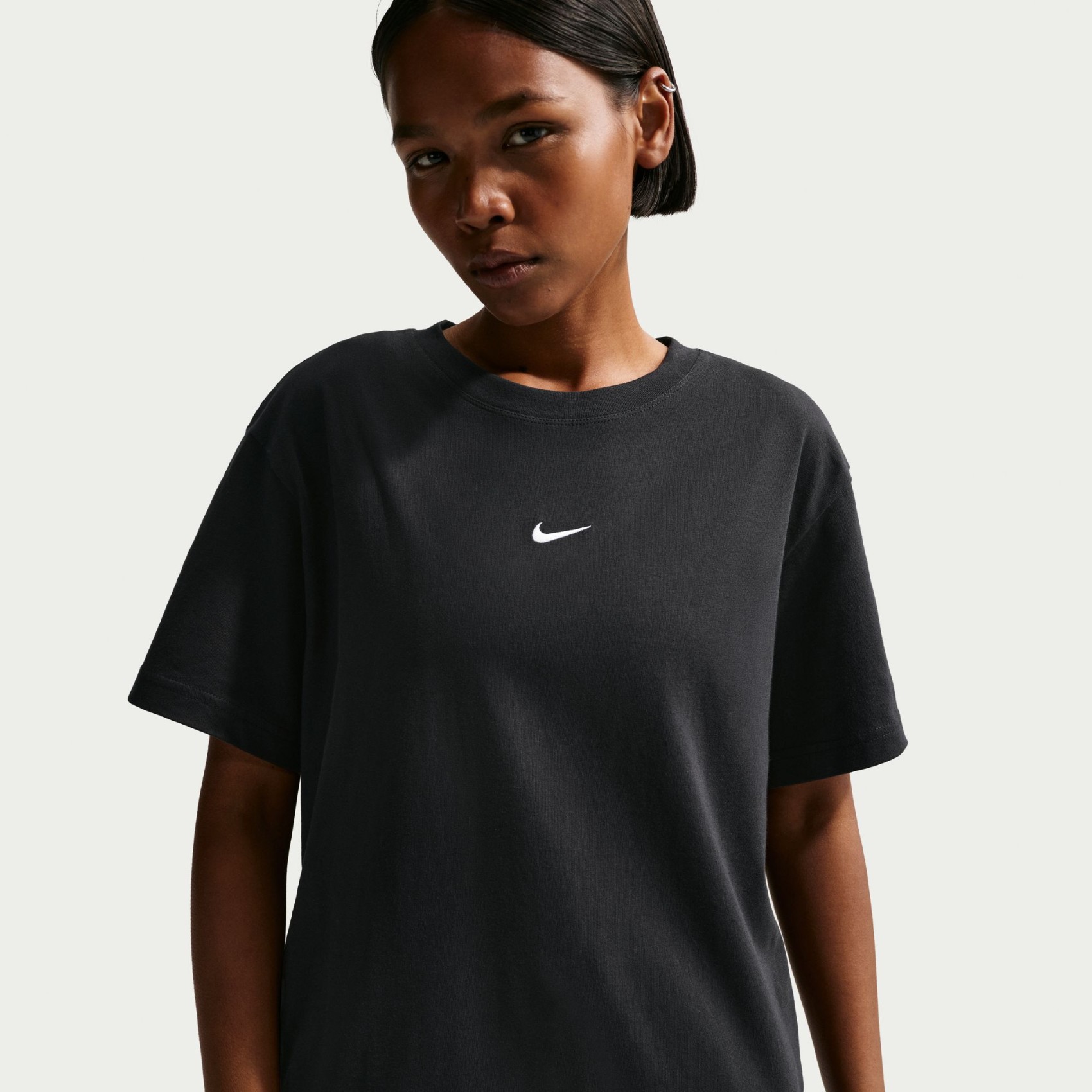 Classic Ss Tee Kadın Siyah Tişört