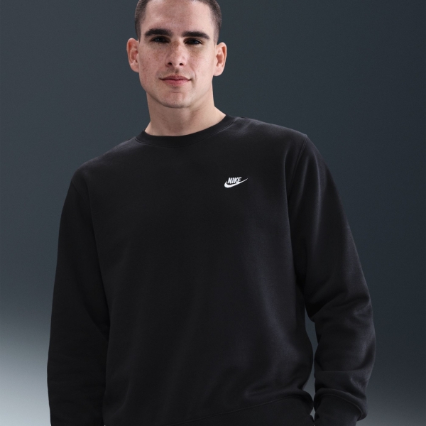 Nike Club BB Crew Erkek Siyah Sweatshirt FN3886-010