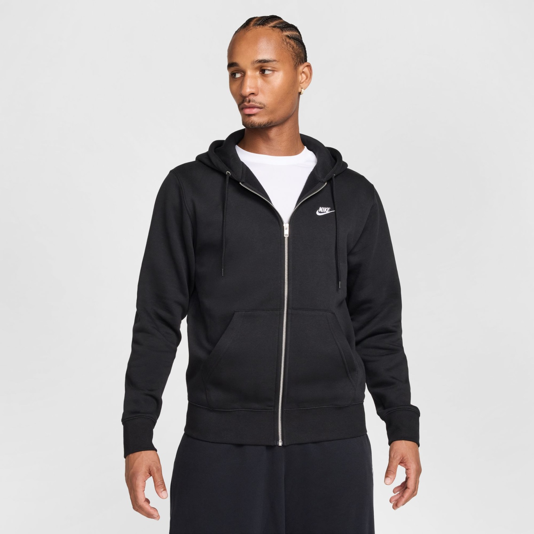 Club BB FZ Hoodie Erkek Siyah Sweatshirt