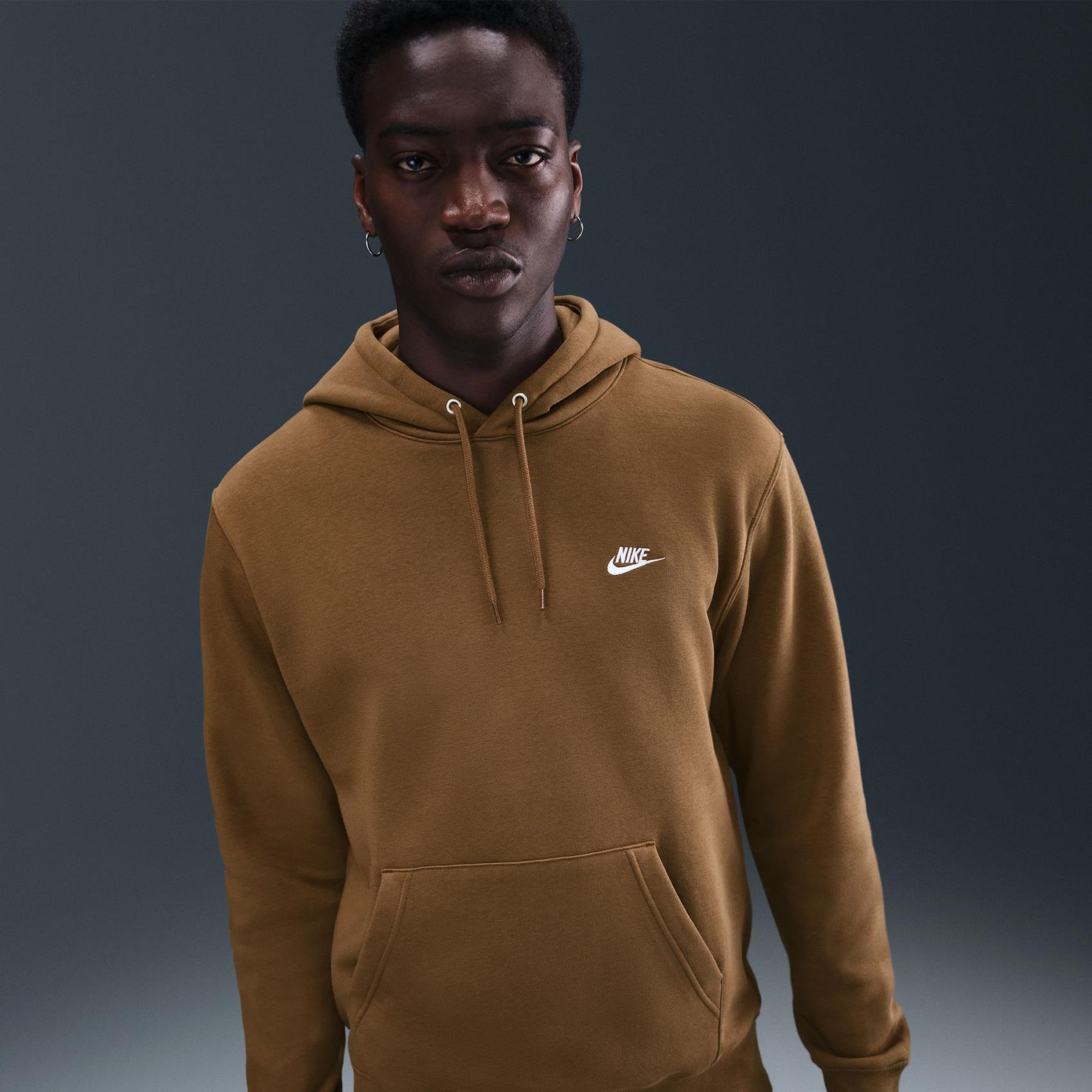 Club BB PO Hoodie Erkek Kahverengi Sweatshirt