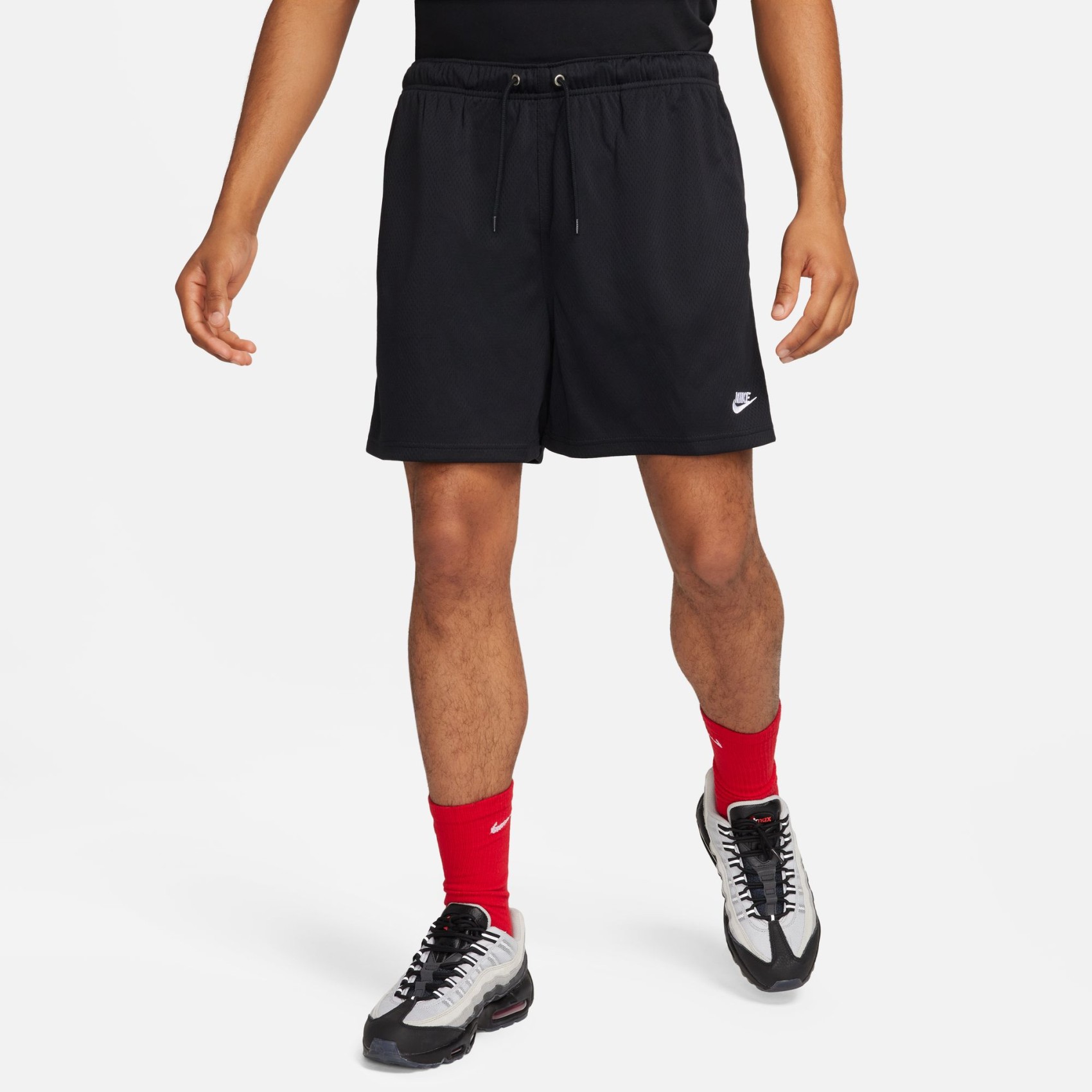 Club Flow Dri-FIT Mesh Short Erkek Siyah Şort