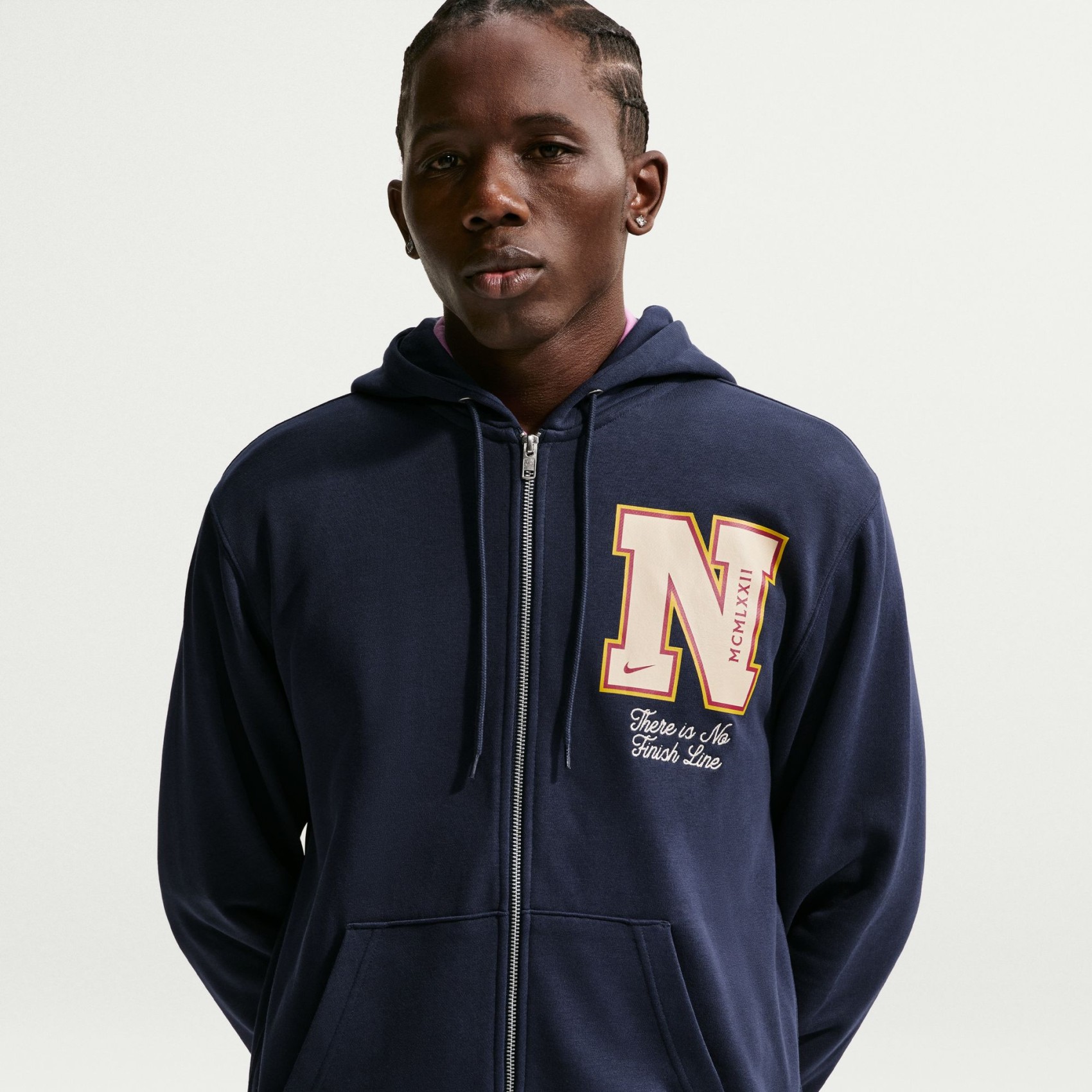 Club Ft Fz Hoodie Reissue Erkek Mavi Sweatshirt
