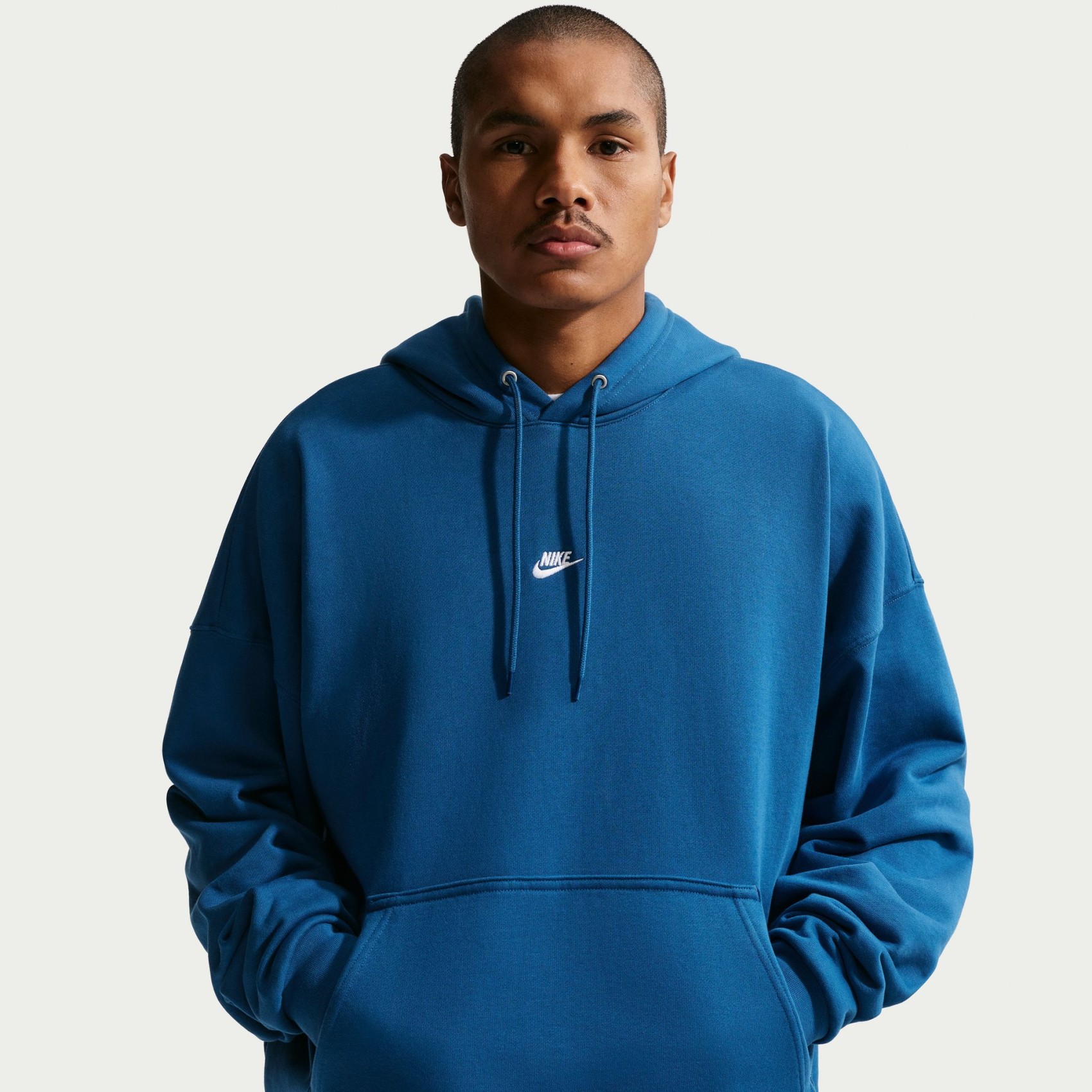 Club Ft Os Po Hoodie Erkek Mavi Sweatshirt